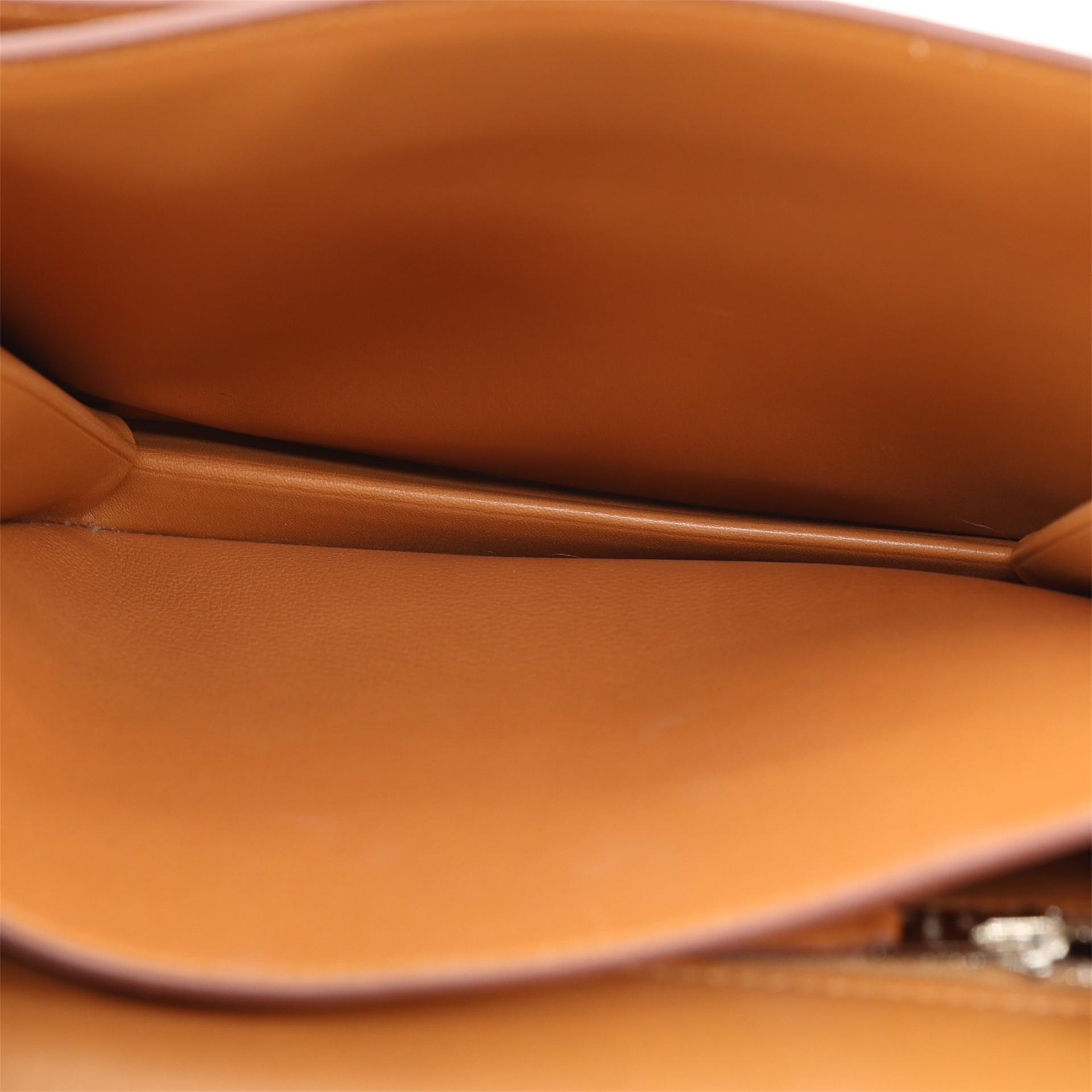 Excellent ( Rank SA ) HERMÈS 2002-20 Gold (37) Evercolor Palladium hardware D (2019) - 16
