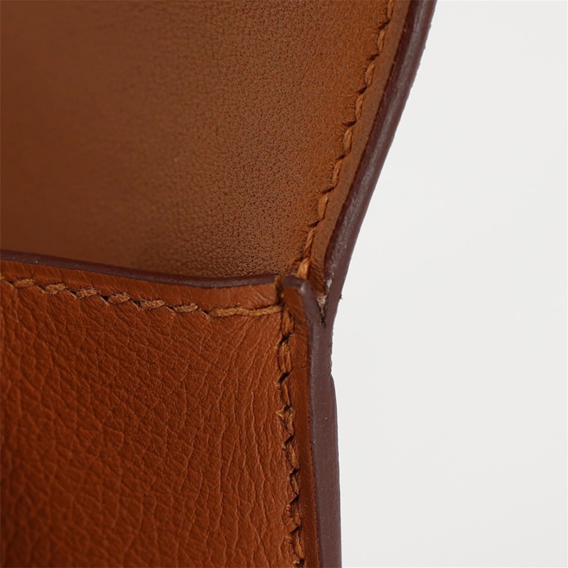 Excellent ( Rank SA ) HERMÈS 2002-20 Gold (37) Evercolor Palladium hardware D (2019) - 22