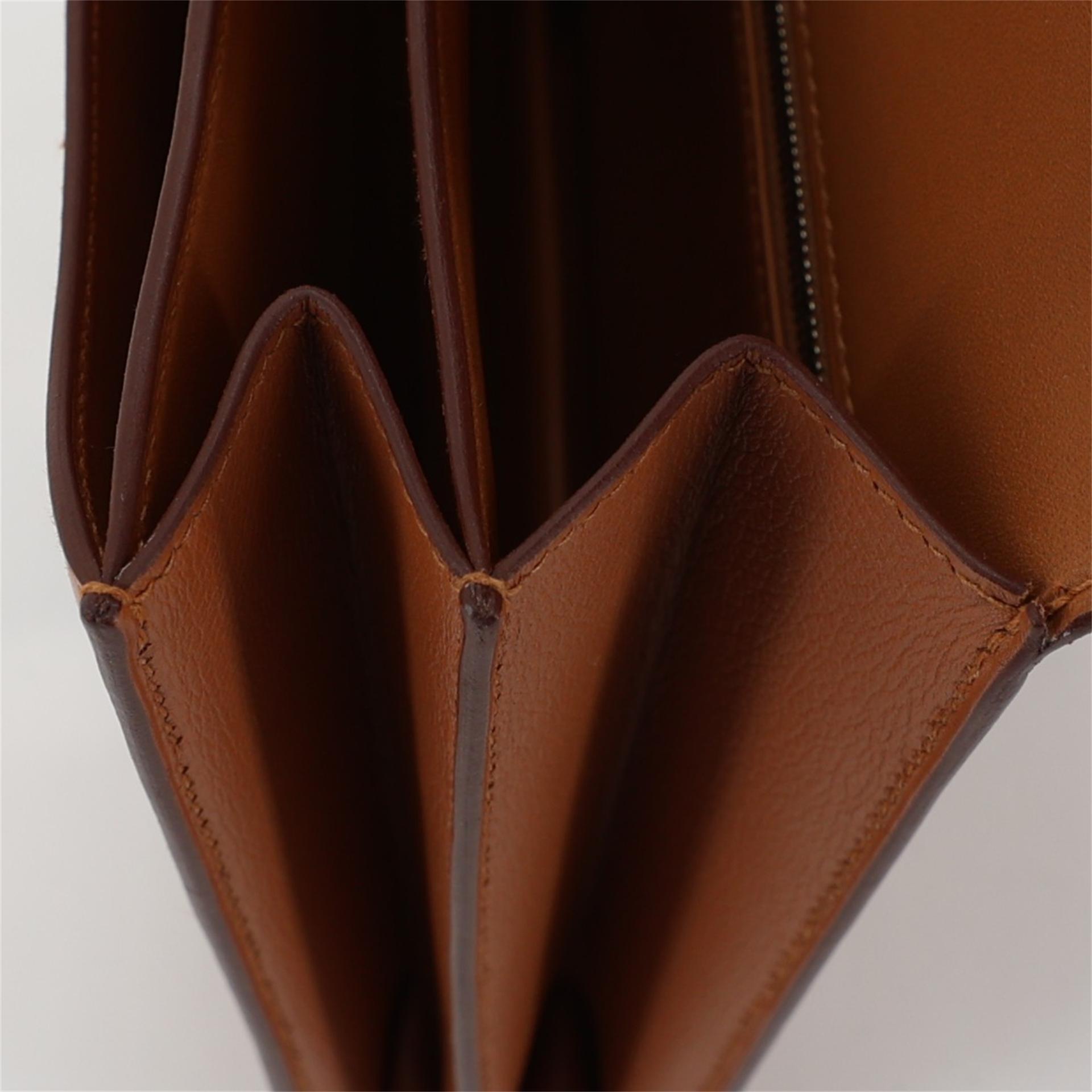 Excellent ( Rank SA ) HERMÈS 2002-20 Gold (37) Evercolor Palladium hardware D (2019) - 24
