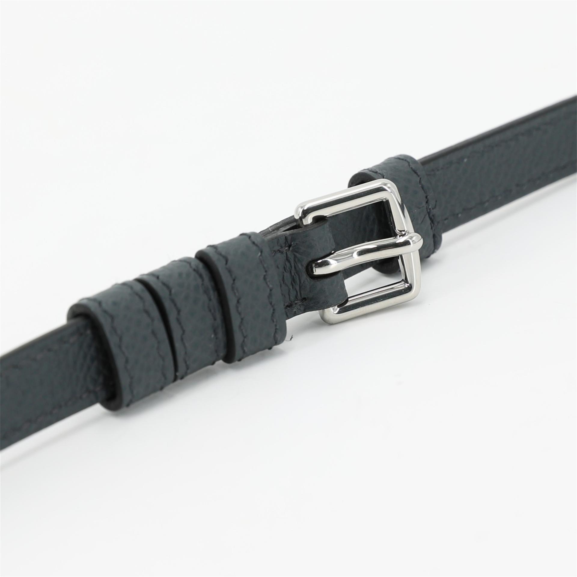 Brand New ( Rank N ) HERMÈS Kelly Multipocket To Go Pouch Gris misty (H0) Epsom Palladium hardware W (2024) - 19