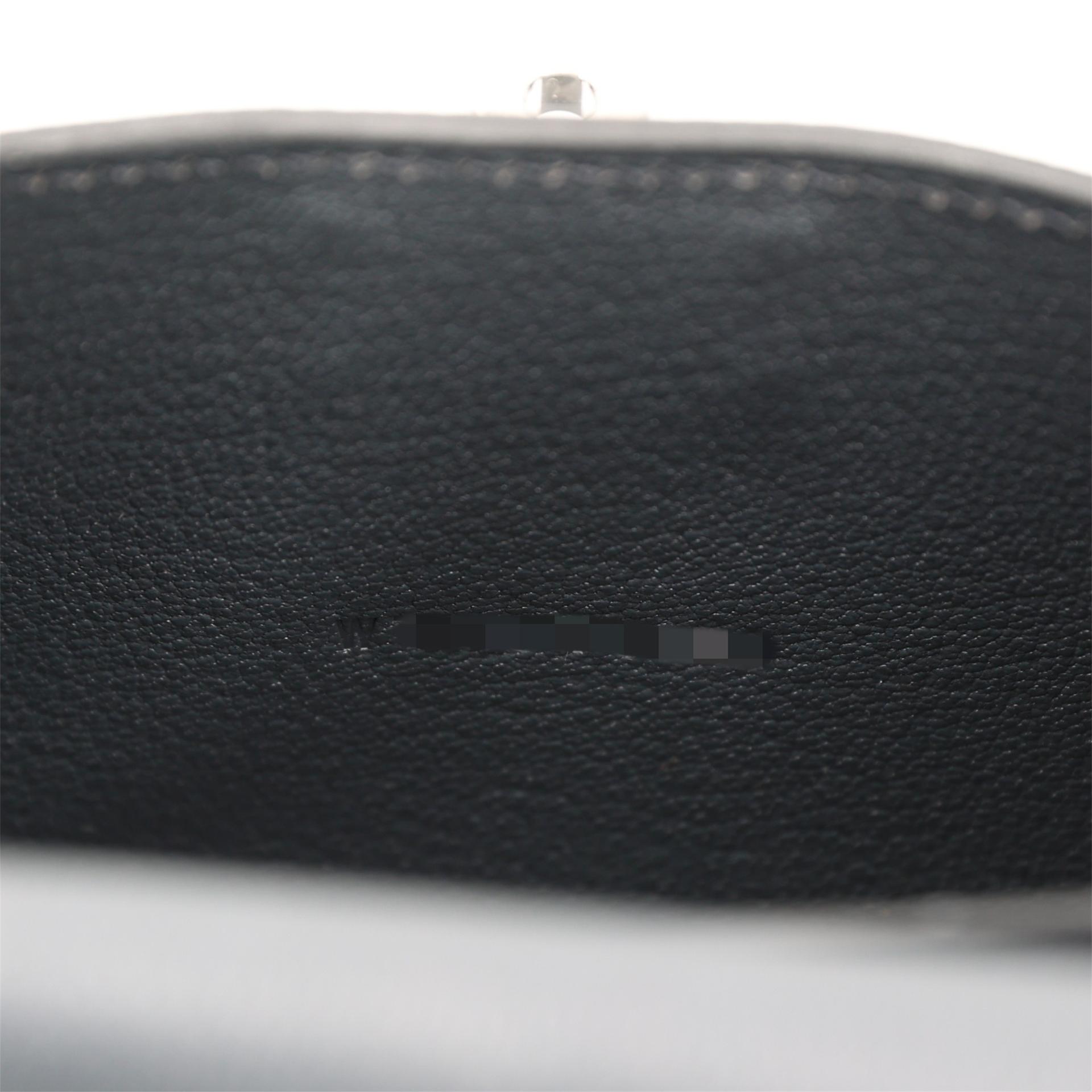 Brand New ( Rank N ) HERMÈS Kelly Multipocket To Go Pouch Gris misty (H0) Epsom Palladium hardware W (2024) - 20