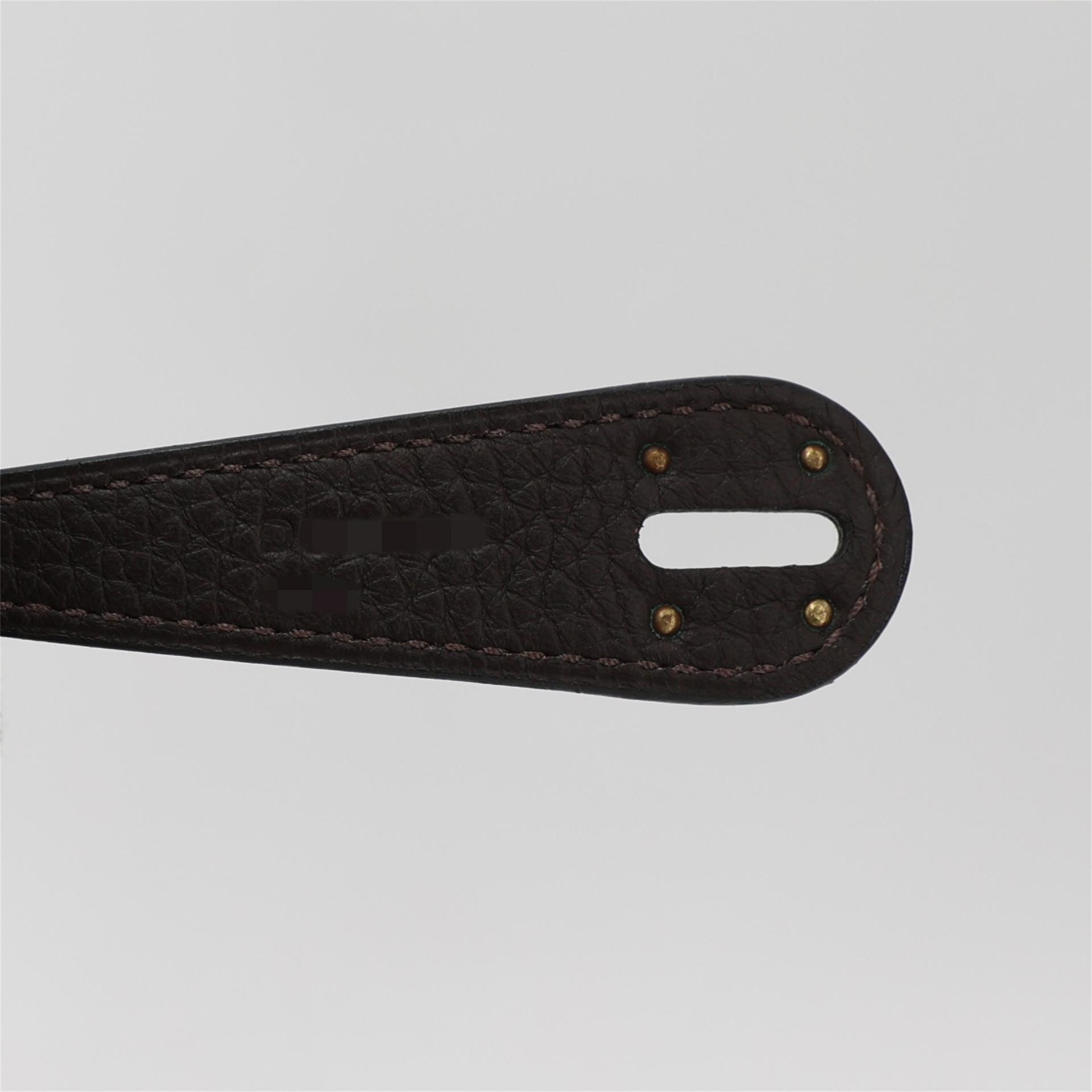 Excellent ( Rank SA ) HERMÈS Lindy 26 Ebene (46) Clemence Gold hardware D (2019) - 11
