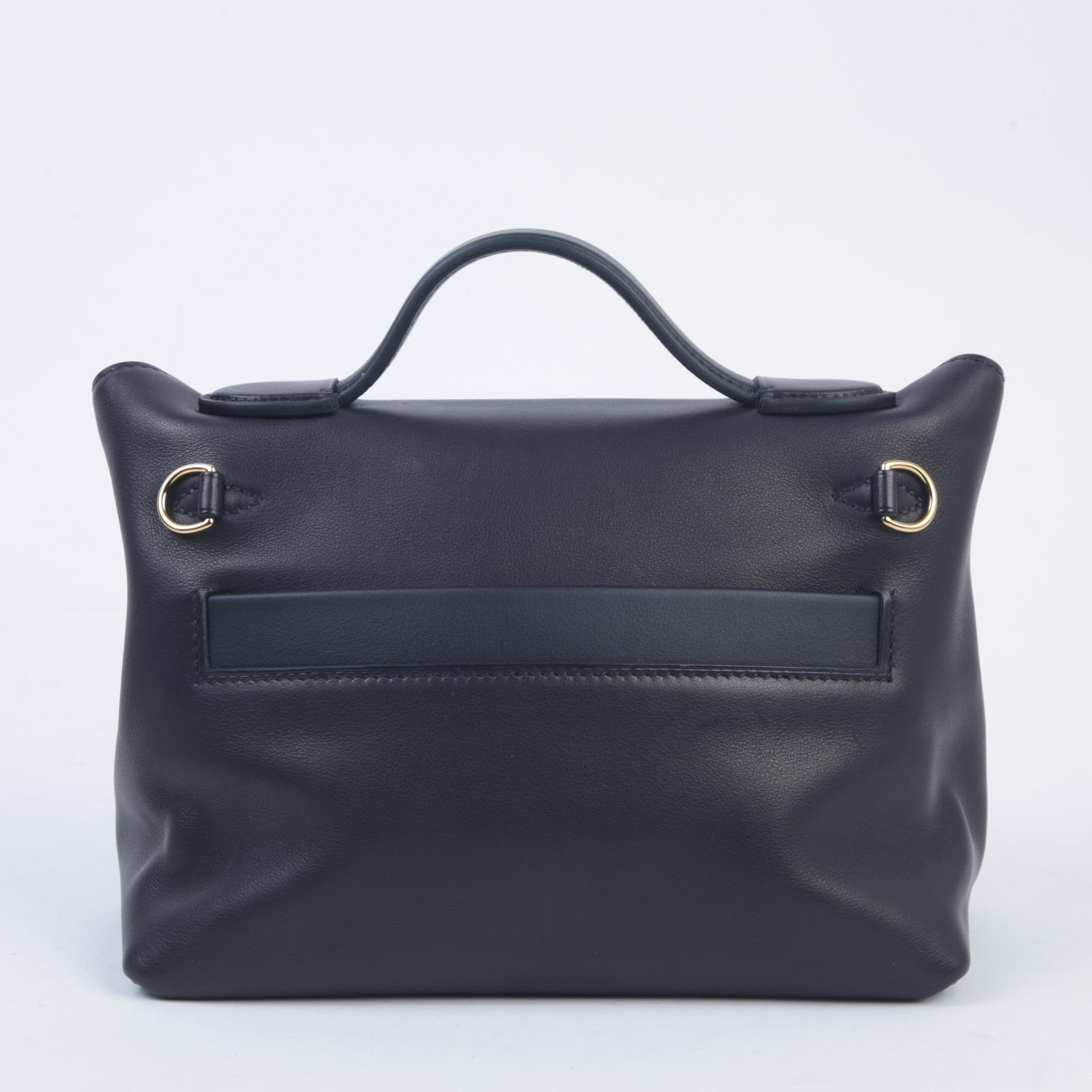【Ginza store Pickup Only】Very Good ( Rank A) HERMÈS 24/24 - 21 mini Black (89) Volupto calfskin Gold hardware U (2022) - 2