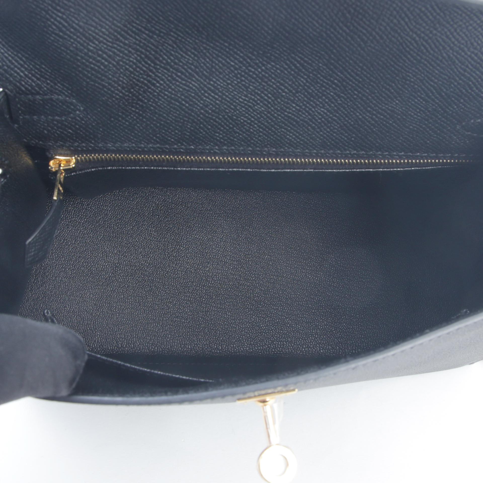 Brand New ( Rank N ) HERMÈS Kelly 25 Sellier Black (89) Epsom Gold hardware W (2024) - 10
