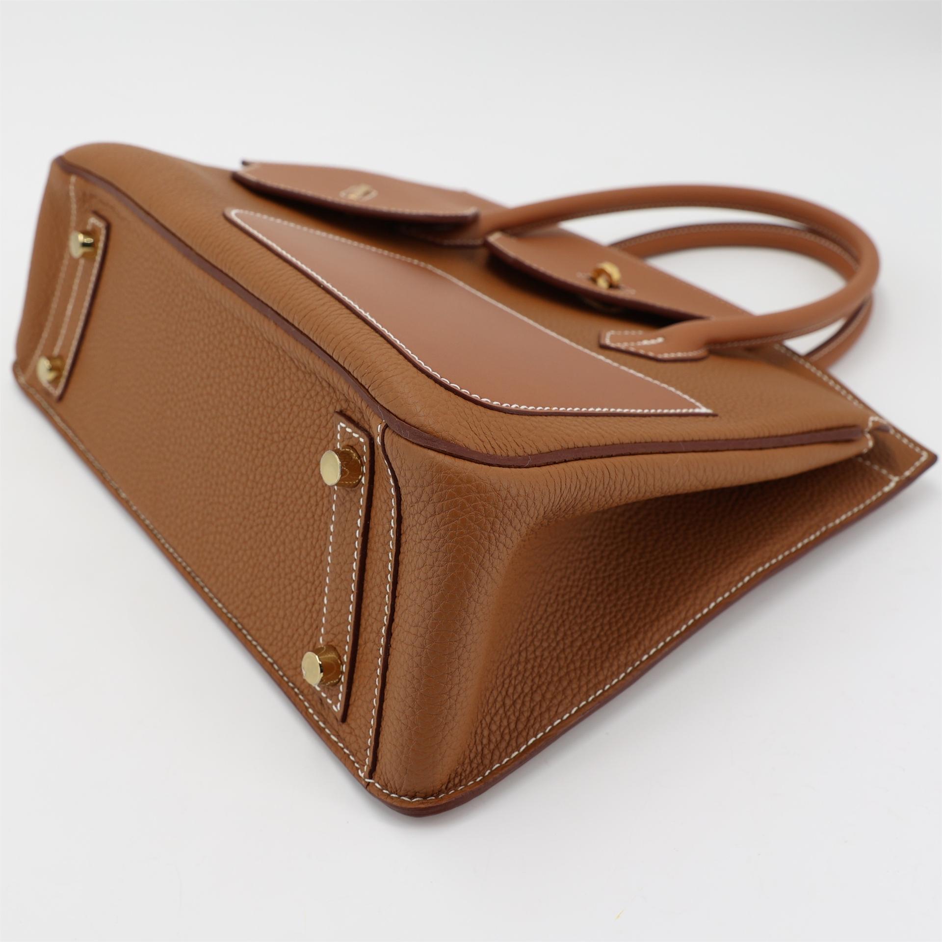 Brand New ( Rank N ) HERMÈS Limited Edition Birkin 30 en Desordre Gold (37) Togo Swift Gold hardware W (2024) - 5