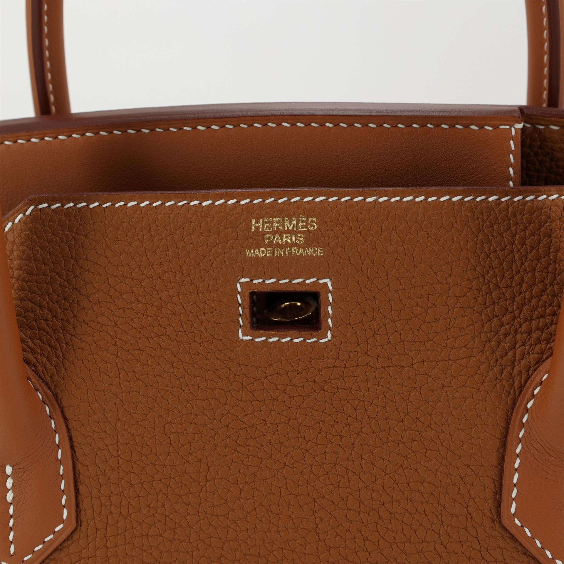 Brand New ( Rank N ) HERMÈS Limited Edition Birkin 30 en Desordre Gold (37) Togo Swift Gold hardware W (2024) - 8