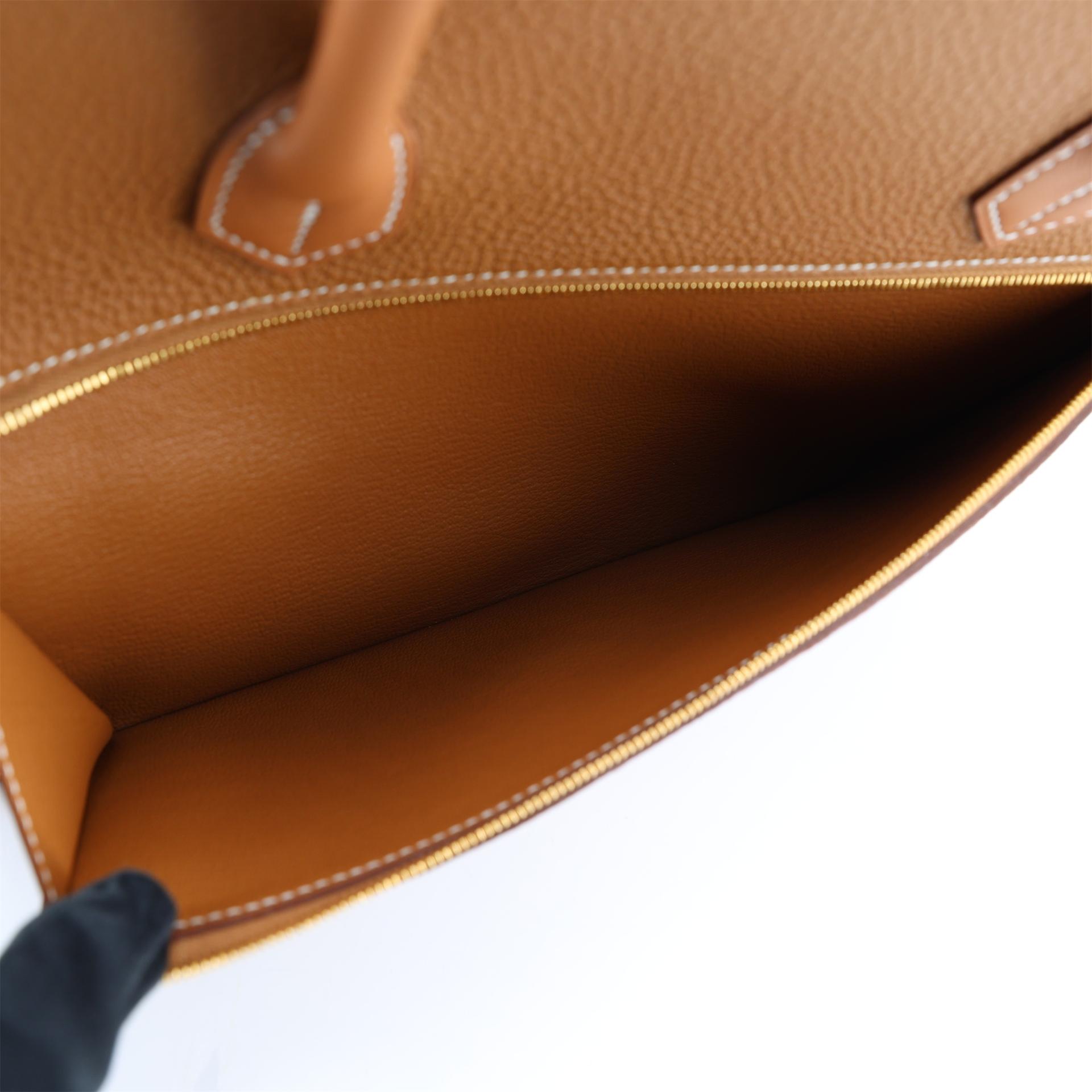 Brand New ( Rank N ) HERMÈS Limited Edition Birkin 30 en Desordre Gold (37) Togo Swift Gold hardware W (2024) - 13