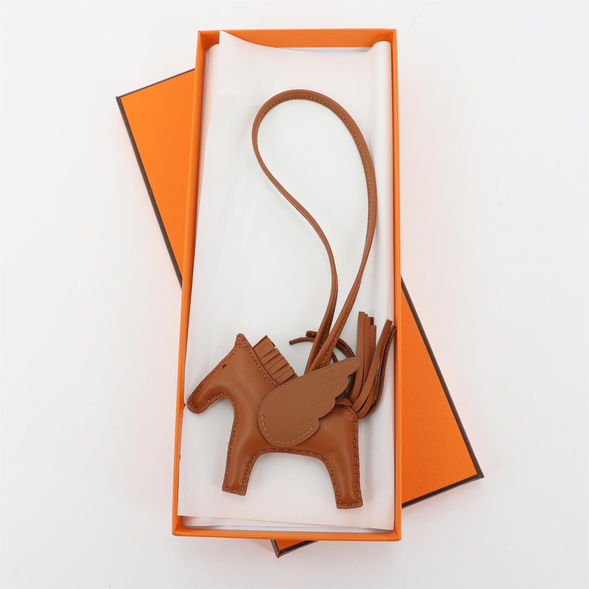 全新 HERMÈS 爱马仕 Rodeo Pegase PM  小马 37 金棕色 Gold Agneau阿格诺 B刻 2023年 - 8