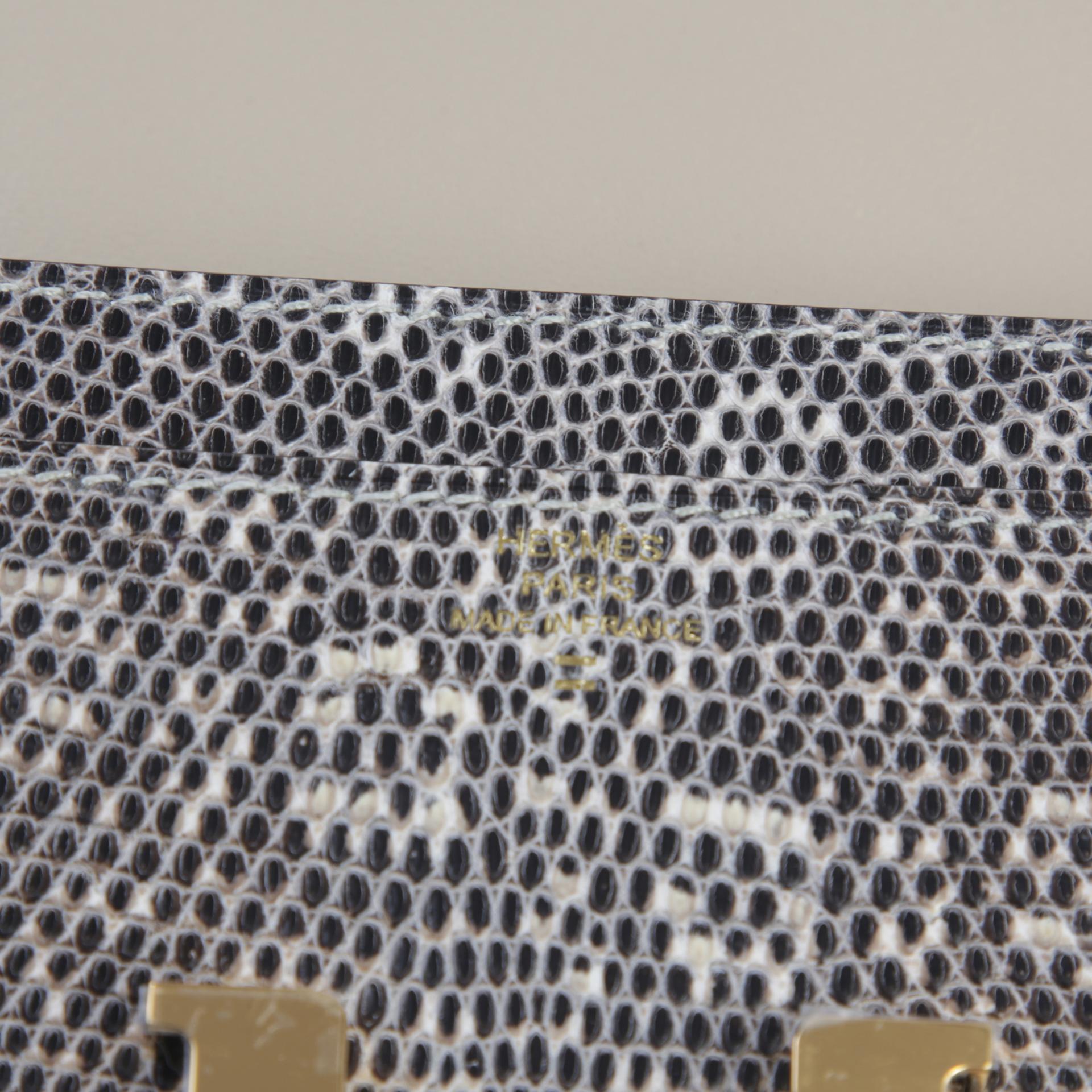 Unused ( Rank NS )  HERMÈS  Constance To Go Ombre (1B) Lizard Gold hardware B (2023) - 9