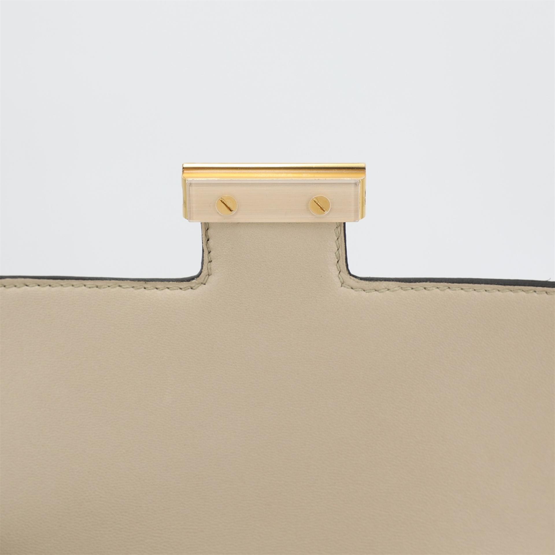 Very Good ( Rank A) HERMÈS Constance Mini Ombre (1B) Lizard Gold hardware Y (2020) - 13