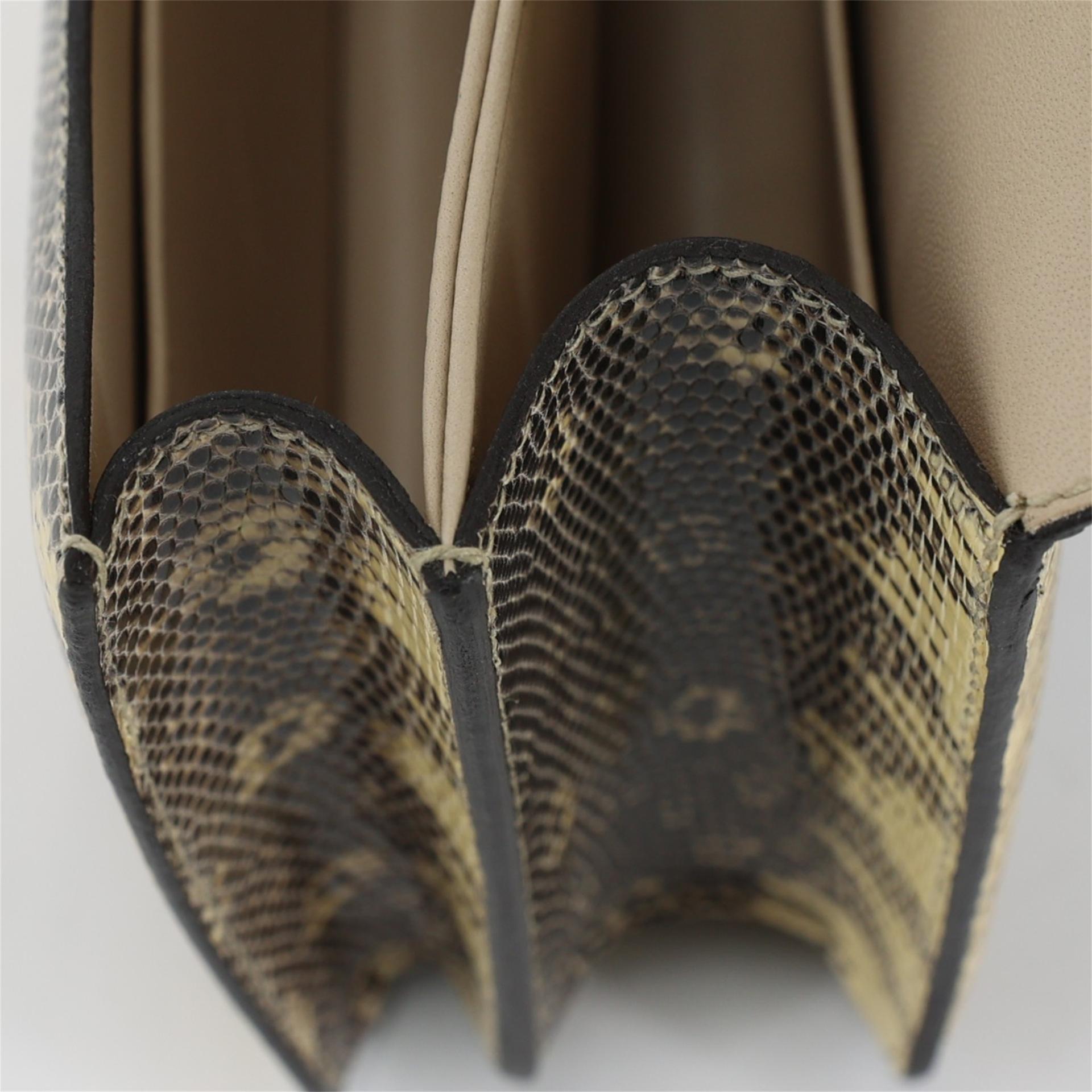 Very Good ( Rank A) HERMÈS Constance Mini Ombre (1B) Lizard Gold hardware Y (2020) - 18