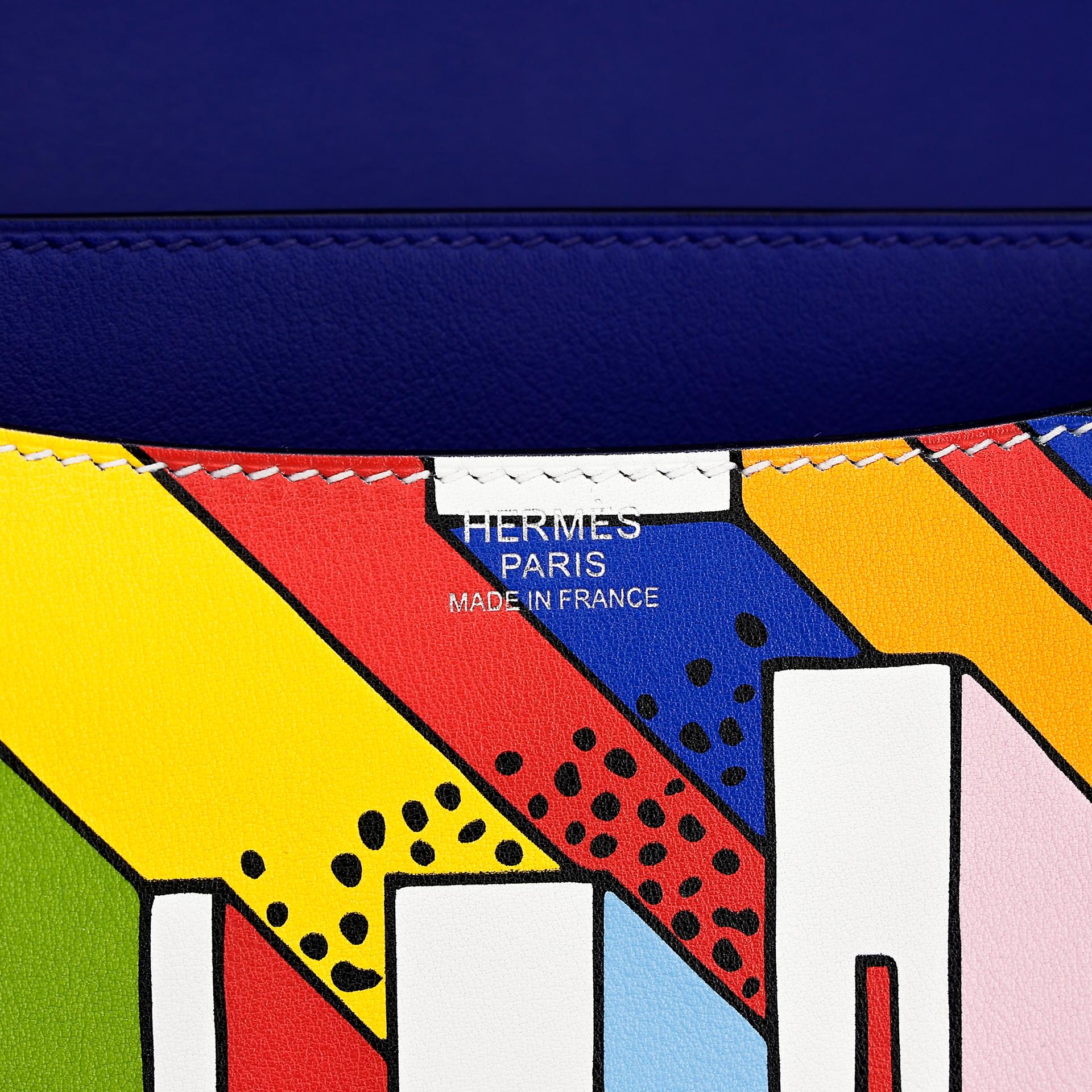 Excellent ( Rank SA ) HERMÈS Limited Edition Constance 24 On a Summer Day Multi-color Swift Palladium hardware A (2017) - 11