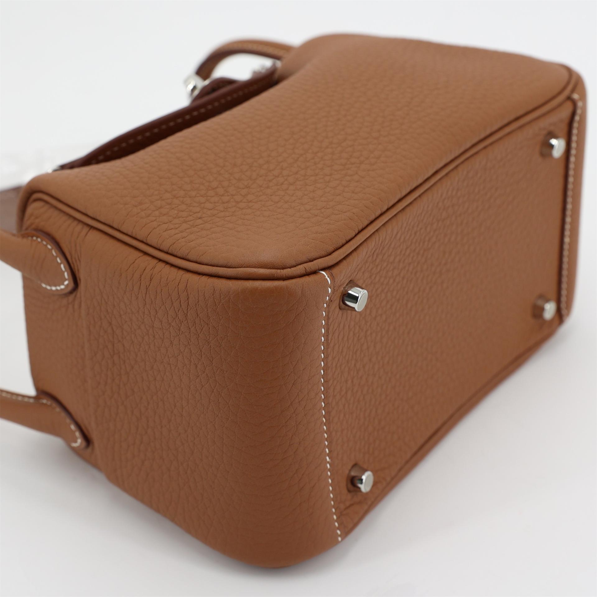 ランク N 新品 HERMÈS エルメス ミニリンディ2 ゴールド (37) トリヨン シルバー金具 K刻印 (2025) - 4