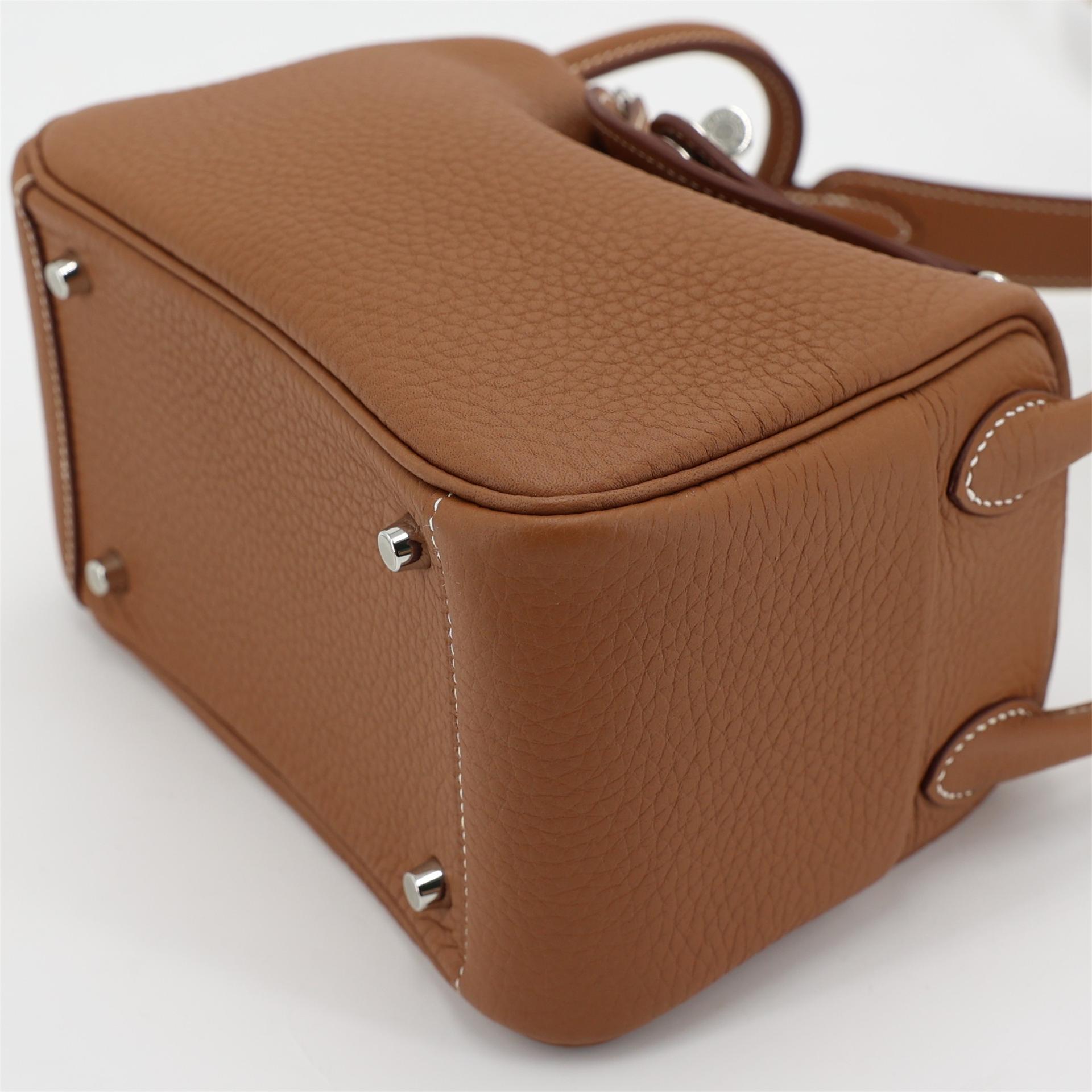 ランク N 新品 HERMÈS エルメス ミニリンディ2 ゴールド (37) トリヨン シルバー金具 K刻印 (2025) - 5
