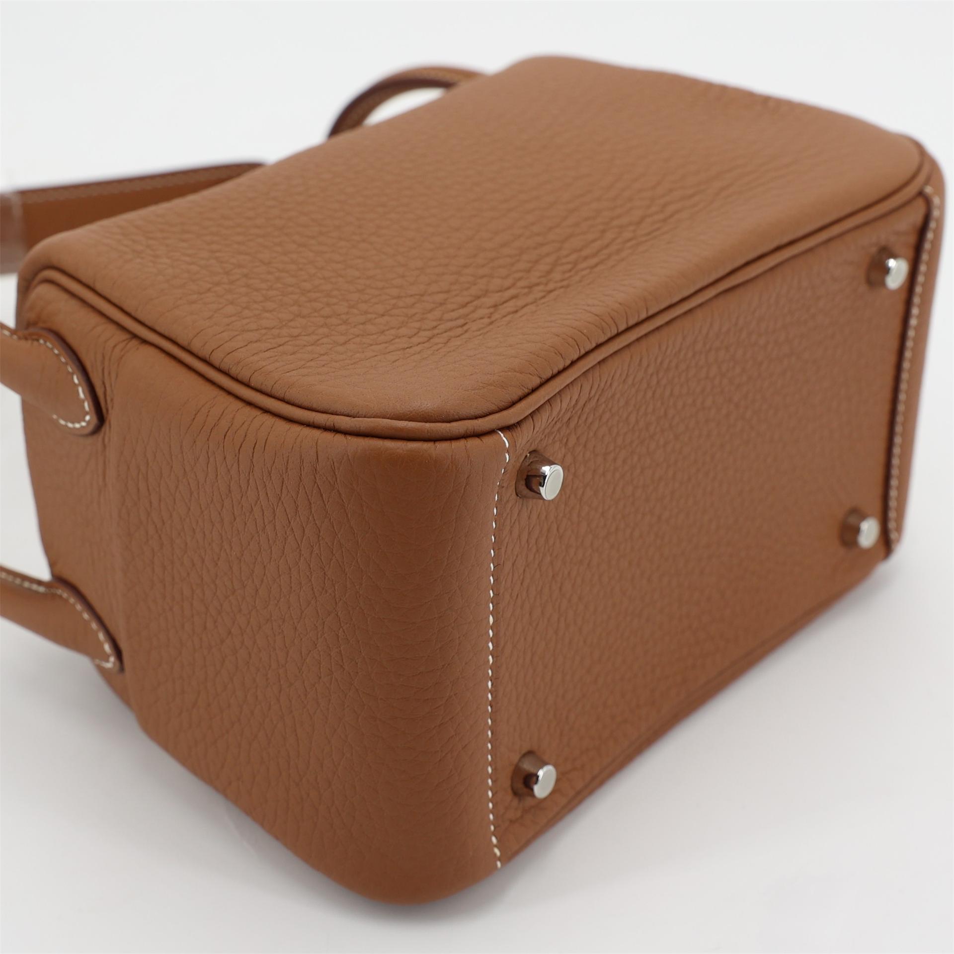 ランク N 新品 HERMÈS エルメス ミニリンディ2 ゴールド (37) トリヨン シルバー金具 K刻印 (2025) - 6