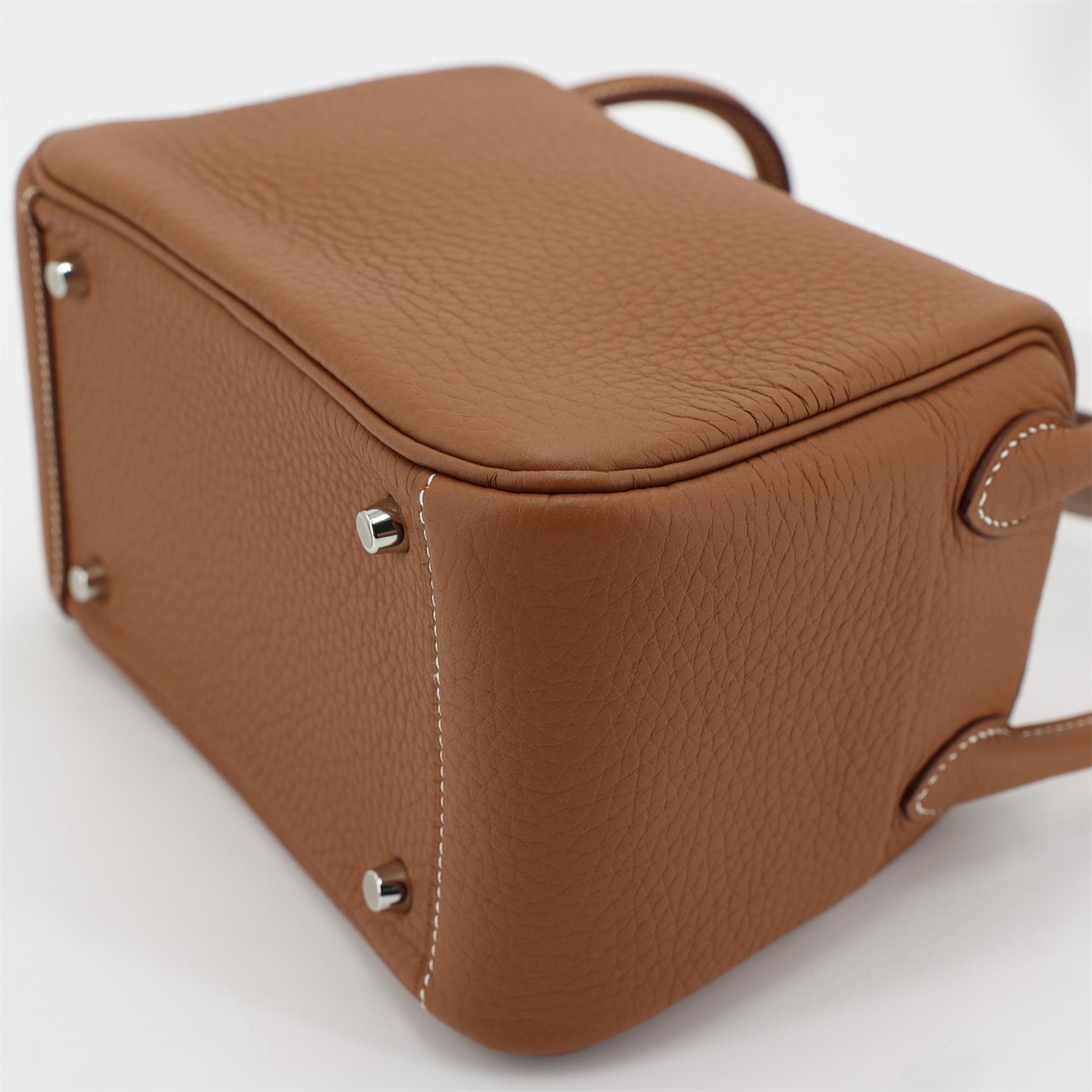 ランク N 新品 HERMÈS エルメス ミニリンディ2 ゴールド (37) トリヨン シルバー金具 K刻印 (2025) - 7