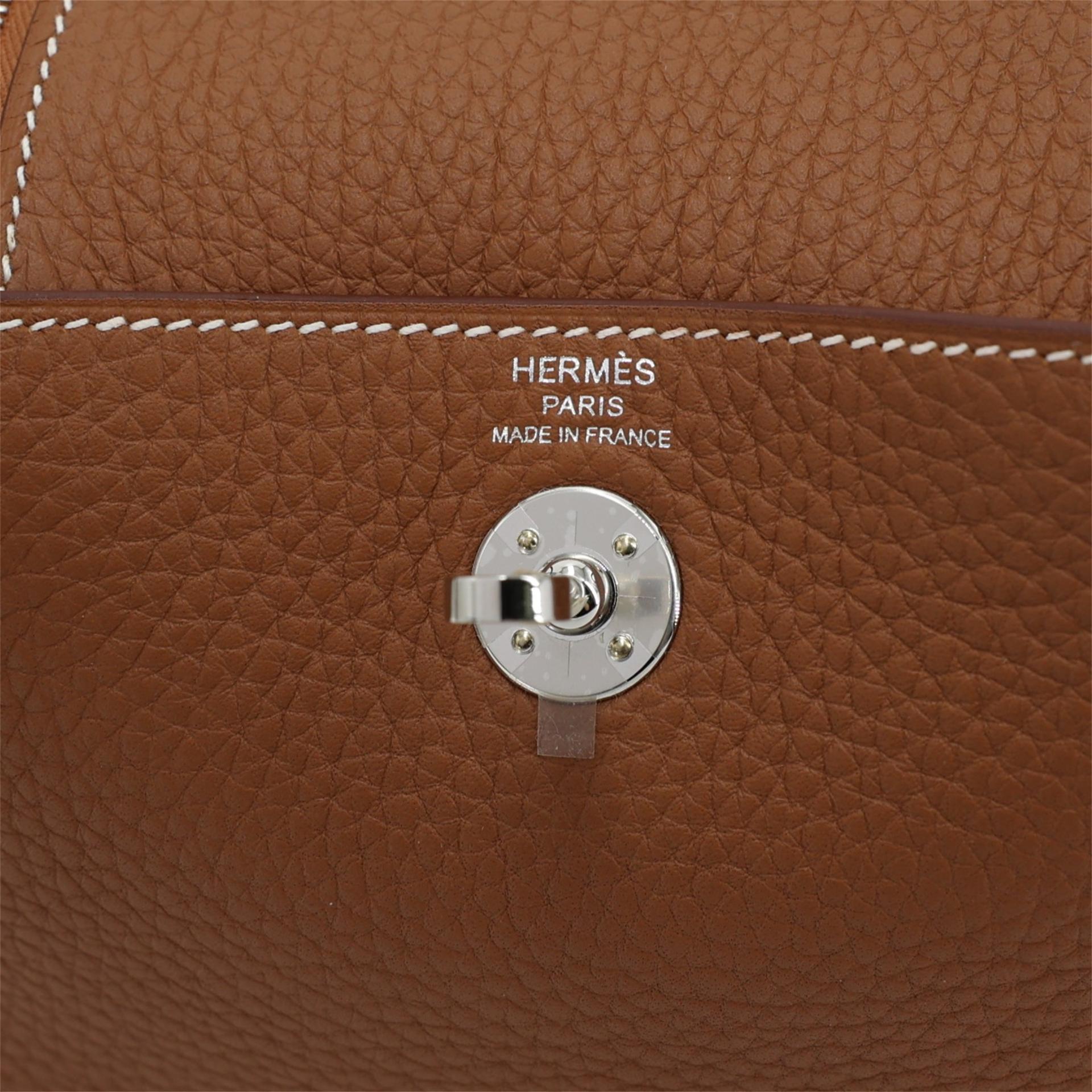 ランク N 新品 HERMÈS エルメス ミニリンディ2 ゴールド (37) トリヨン シルバー金具 K刻印 (2025) - 9