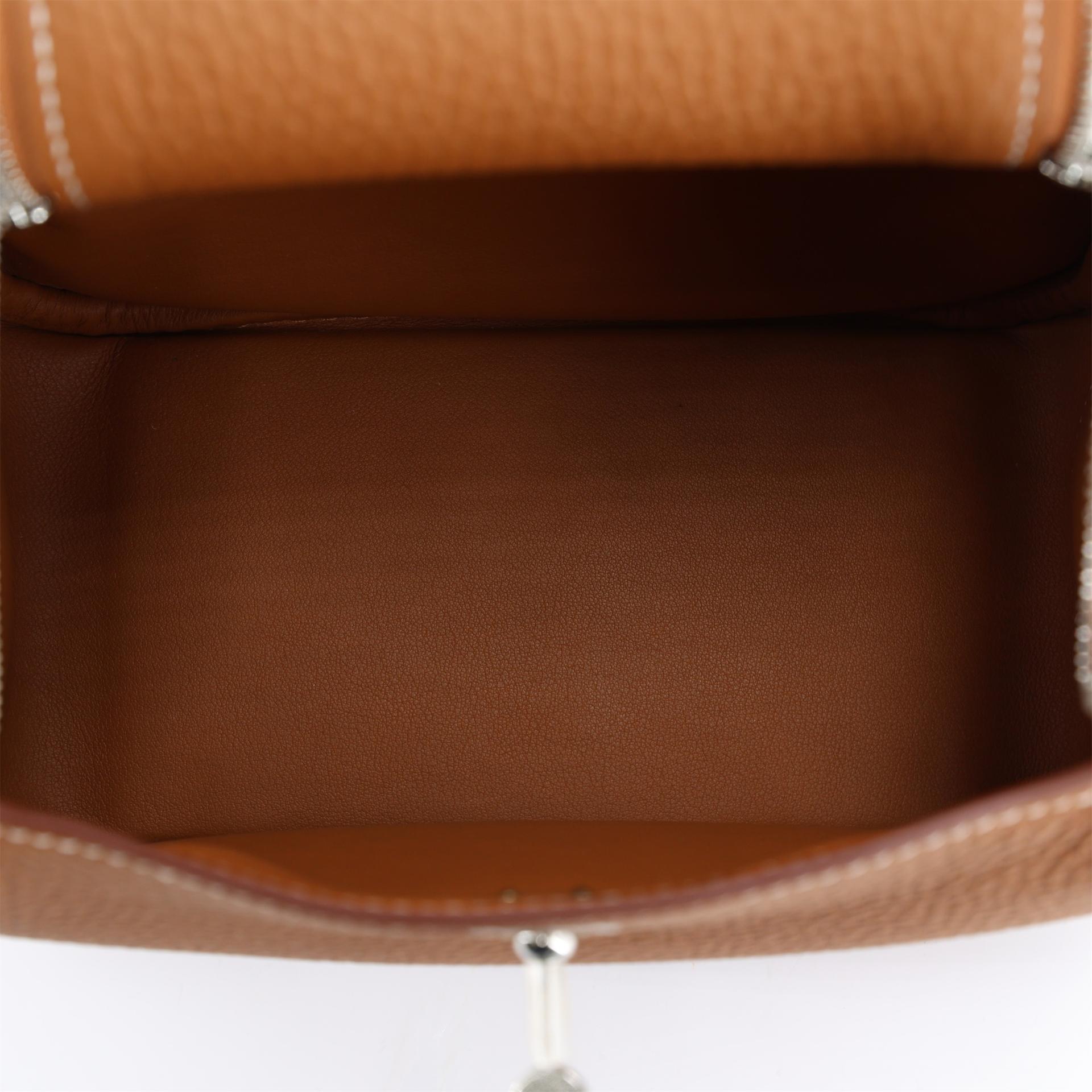 ランク N 新品 HERMÈS エルメス ミニリンディ2 ゴールド (37) トリヨン シルバー金具 K刻印 (2025) - 11