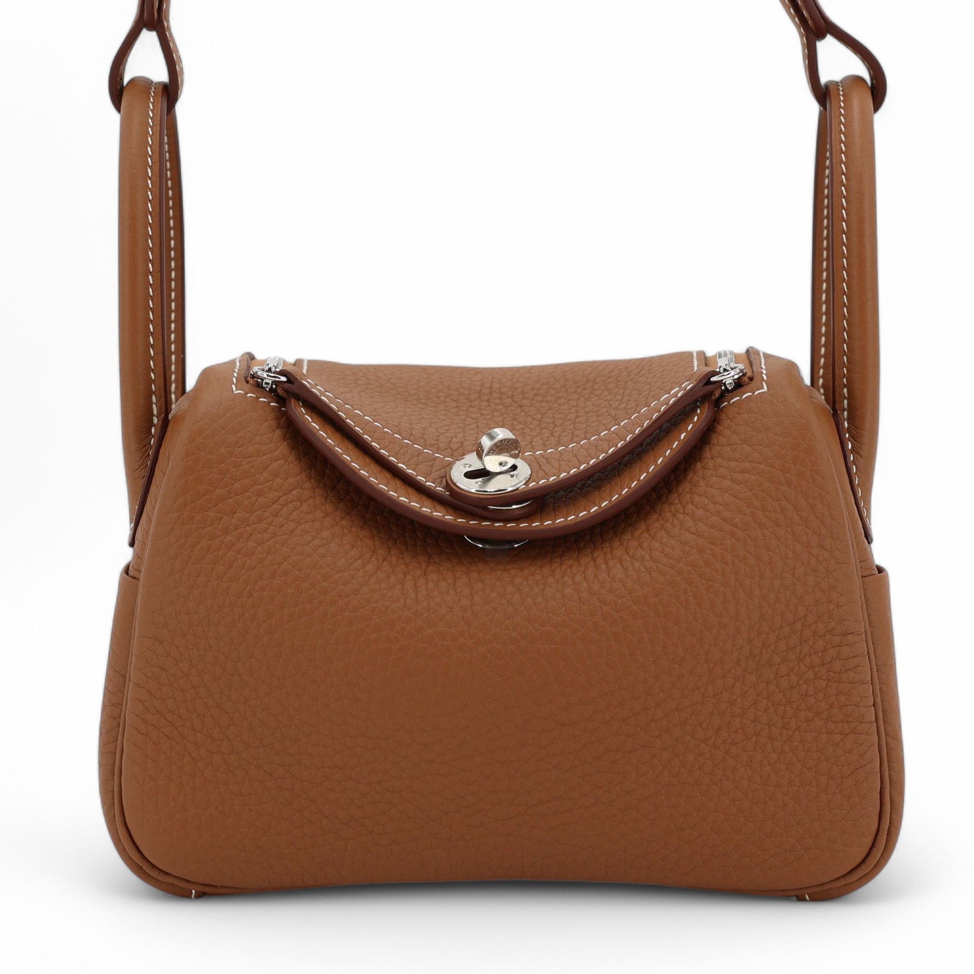 ランク N 新品 HERMÈS エルメス ミニリンディ2 ゴールド (37) トリヨン シルバー金具 K刻印 (2025) - 1