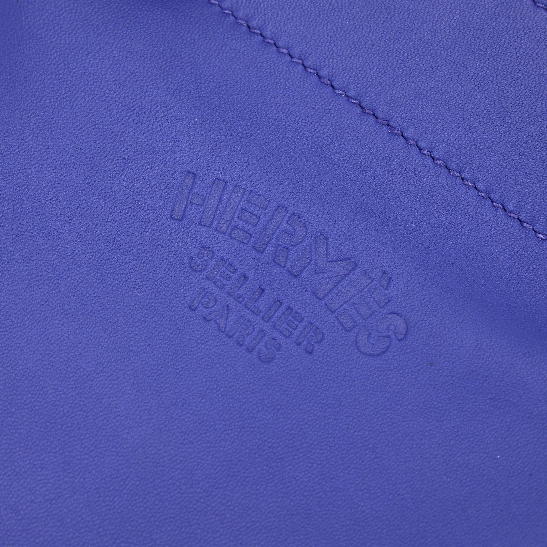 Very Good ( Rank A) HERMÈS Aline Mini bag Bleu Electrique (7T) Swift Palladium hardware D (2019) - 16