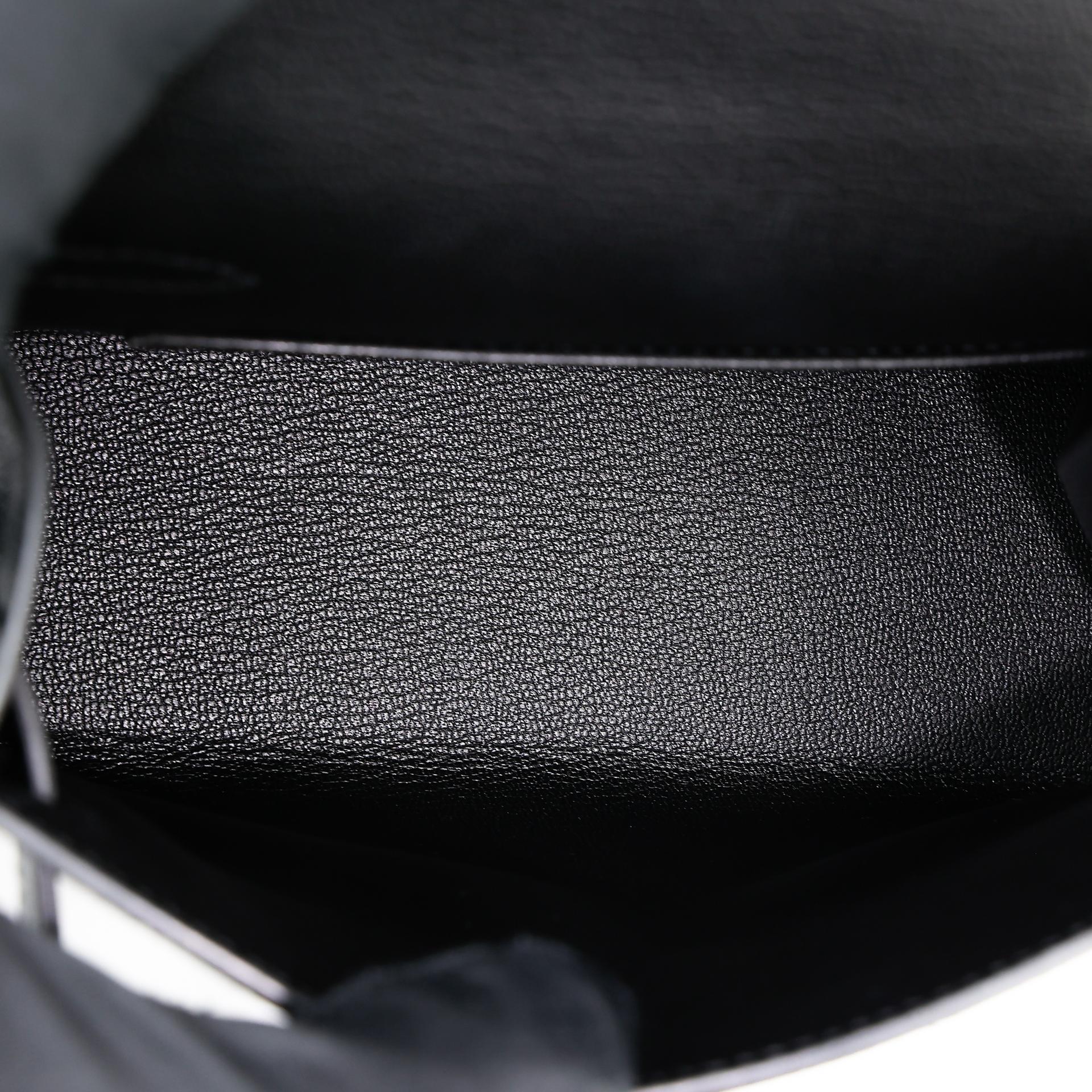 Brand New ( Rank N ) HERMÈS Limited Edition Kelly 20 en Desordre Black (89) Epsom Gold hardware B (2023) - 19