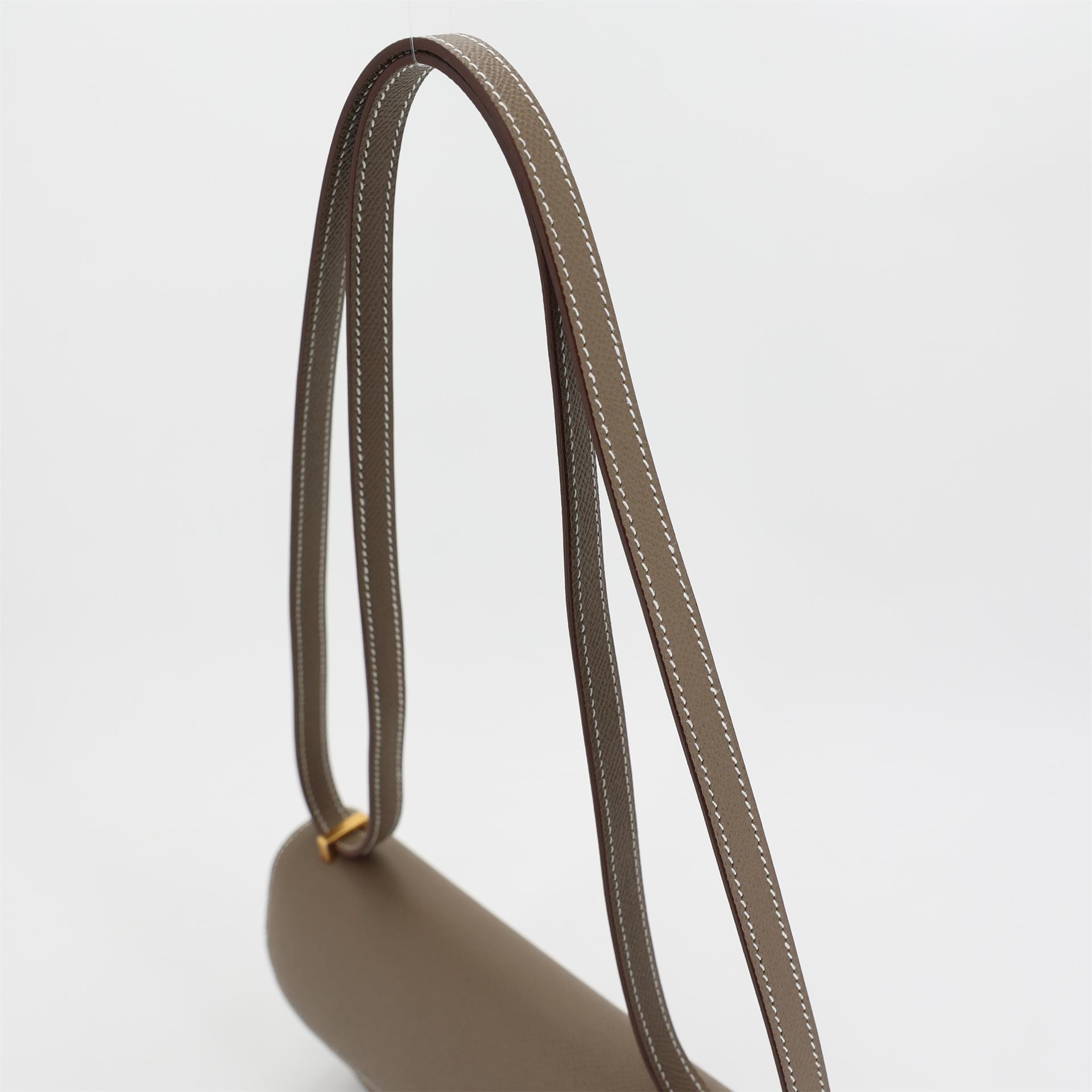 Brand New ( Rank N ) HERMÈS Constance Elan Etoupe (18) Epsom Gold hardware W (2024) - 3