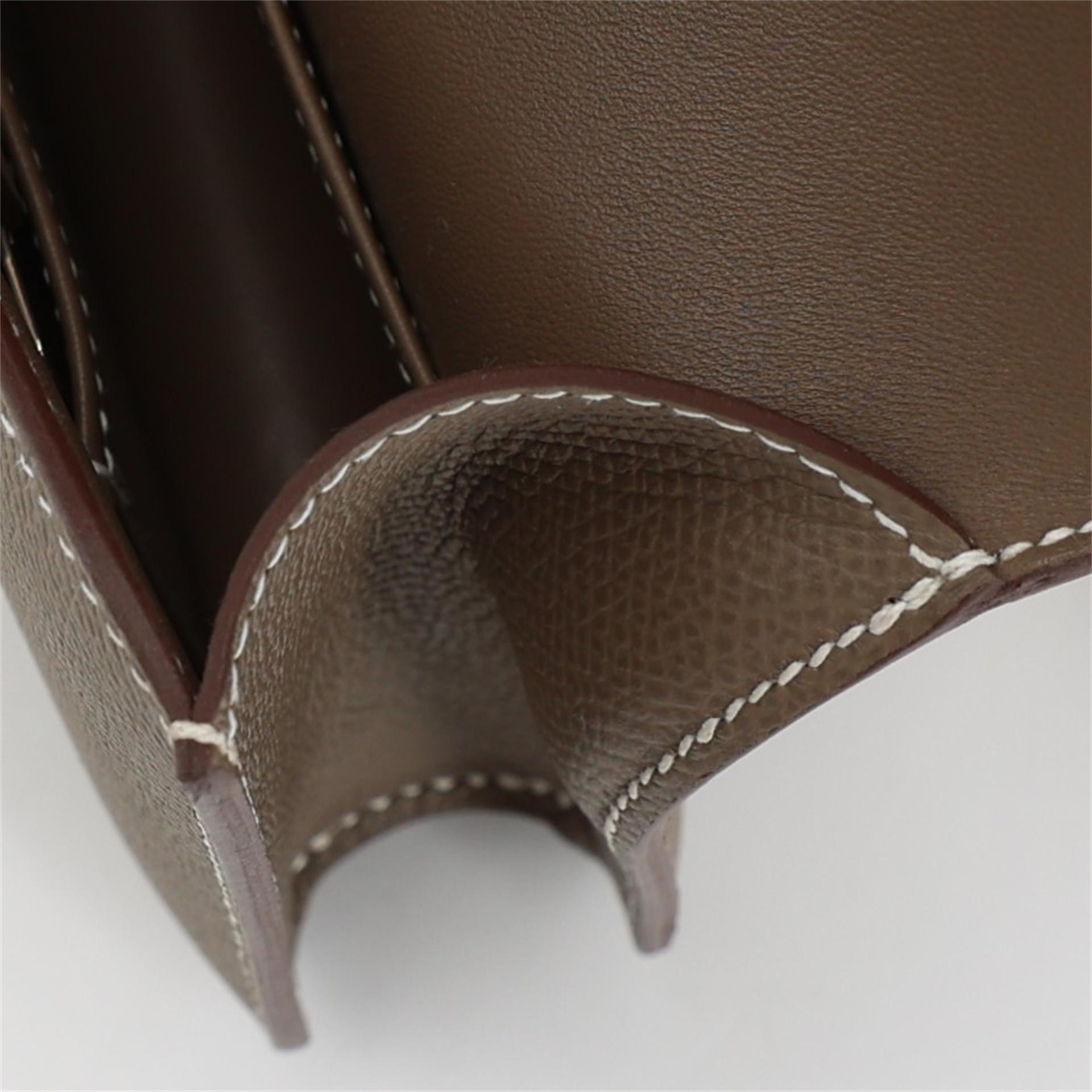 Brand New ( Rank N ) HERMÈS Constance Elan Etoupe (18) Epsom Gold hardware W (2024) - 14