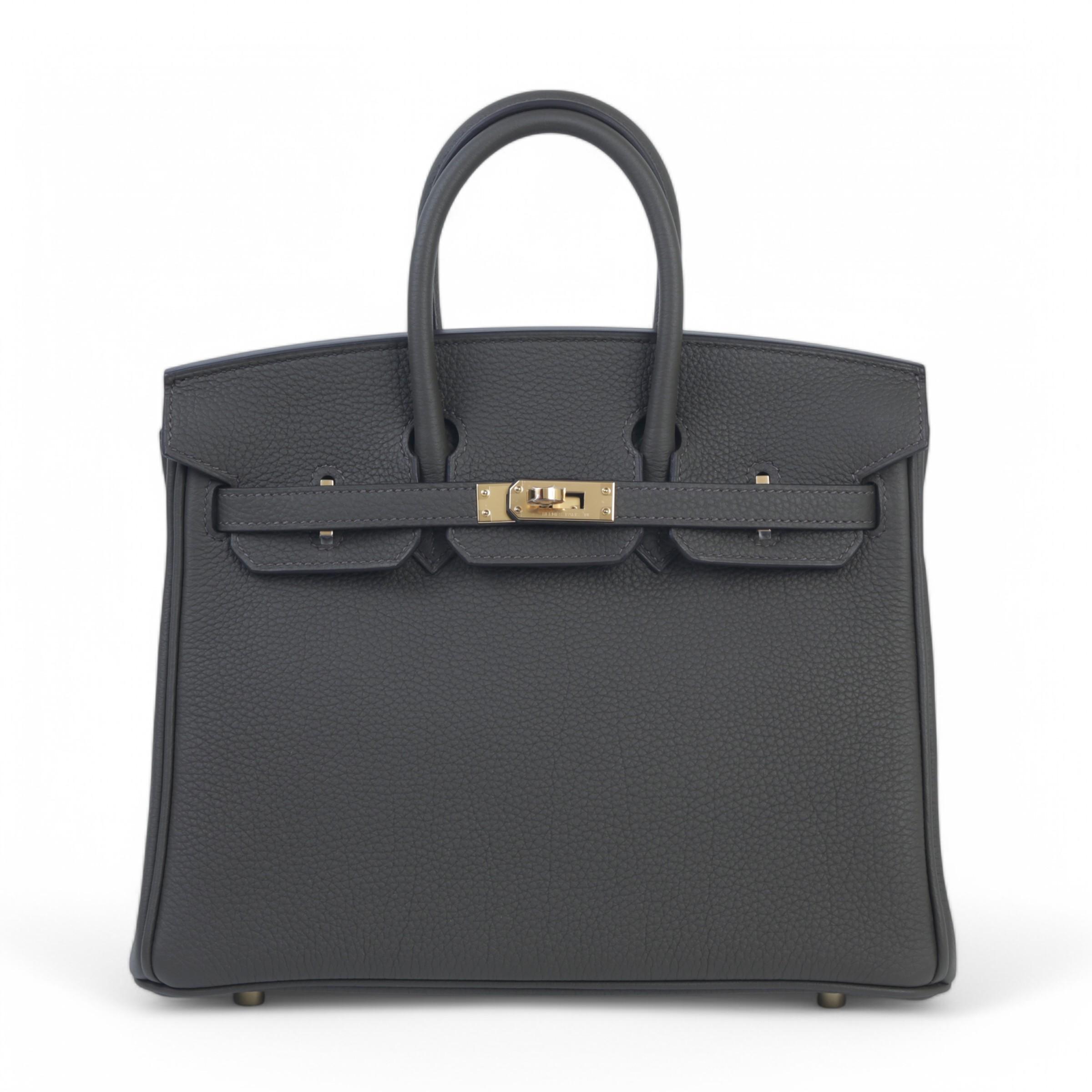 Brand New ( Rank N )  HERMÈS  Birkin 25 Vert Maquis (G8) Togo Gold hardware W (2024) - 1
