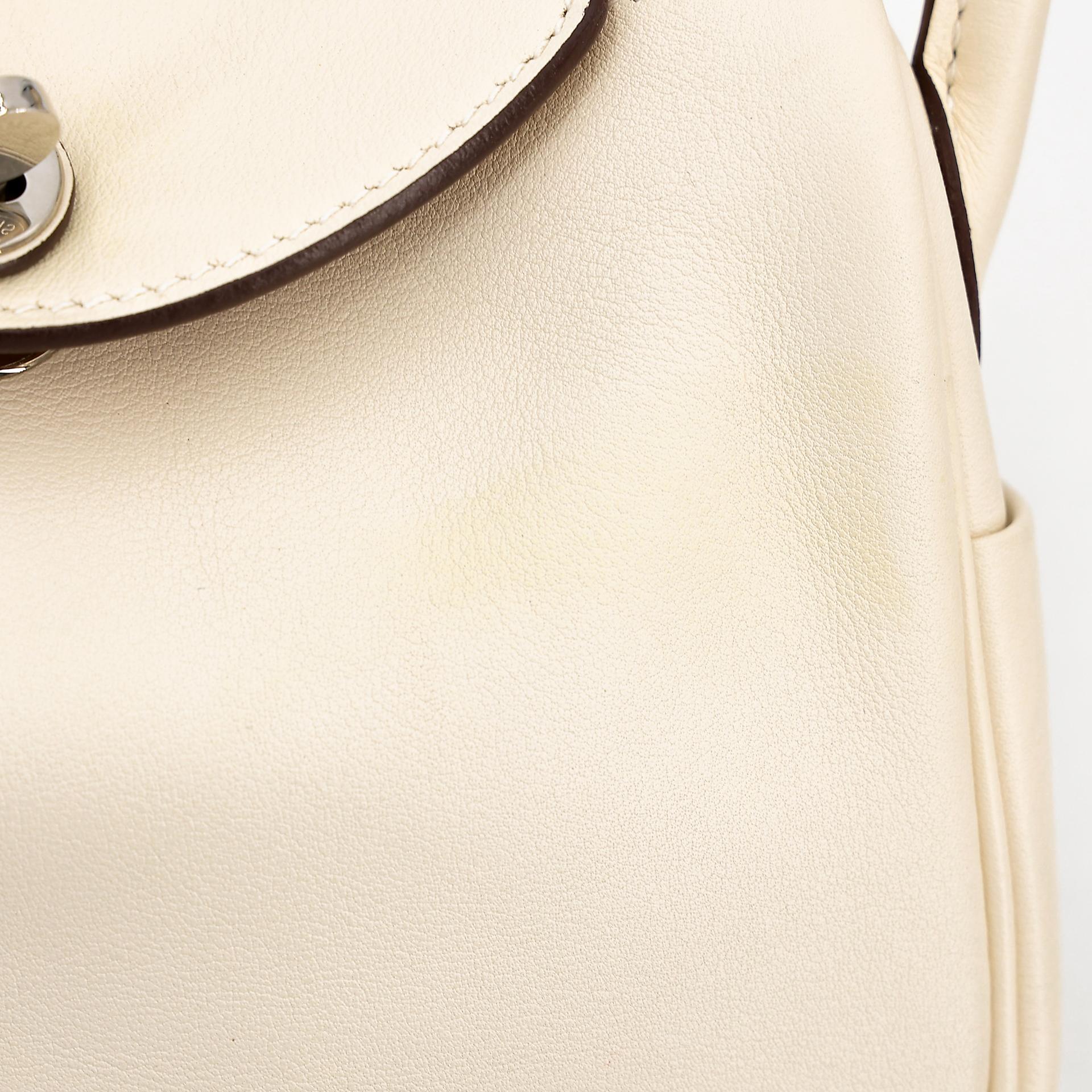 ランク A HERMÈS エルメス ミニリンディ ナタ (I2) セサミ (2S) スイフト シルバー金具 Z刻印 (2021) - 12