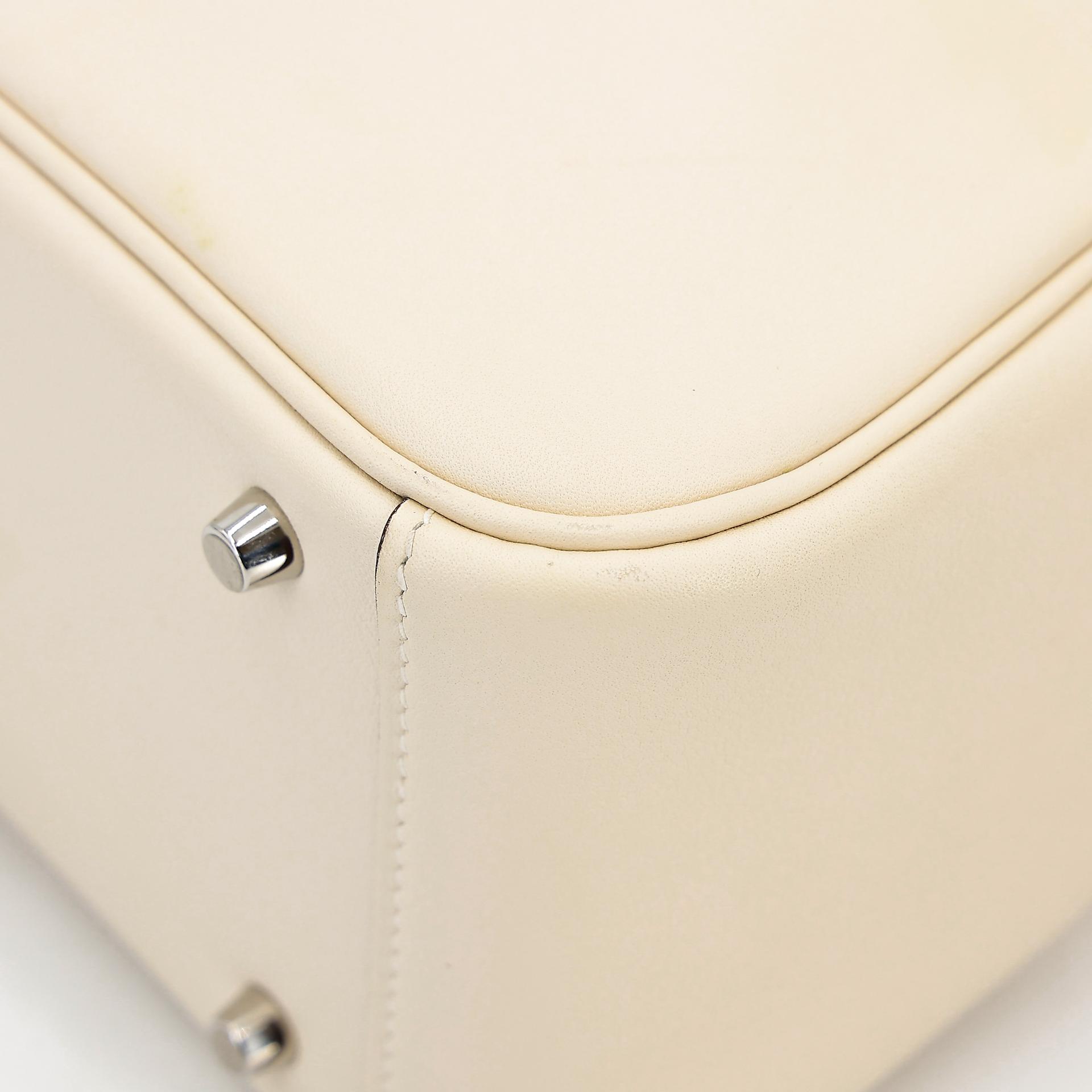 ランク A HERMÈS エルメス ミニリンディ ナタ (I2) セサミ (2S) スイフト シルバー金具 Z刻印 (2021) - 15