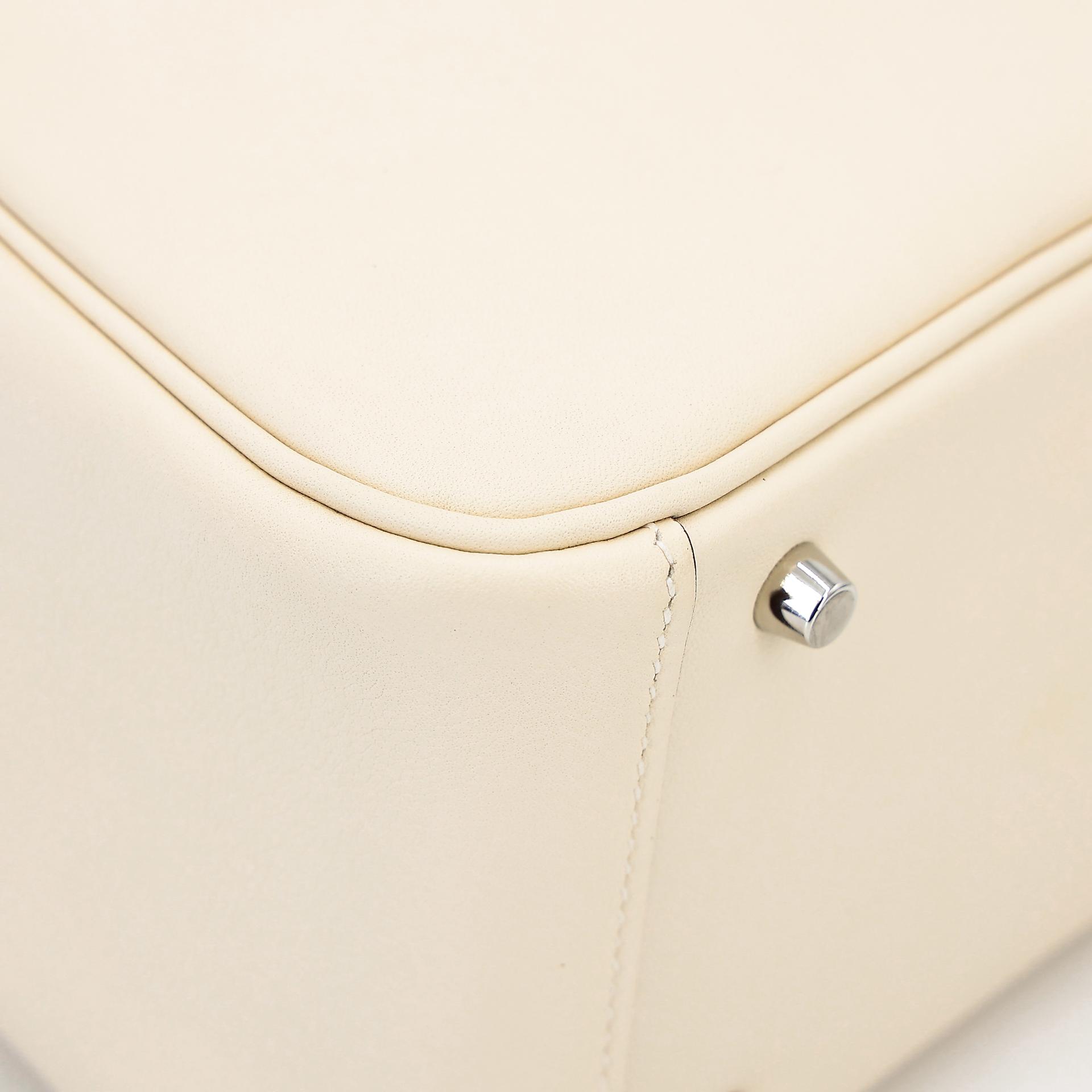 ランク A HERMÈS エルメス ミニリンディ ナタ (I2) セサミ (2S) スイフト シルバー金具 Z刻印 (2021) - 18