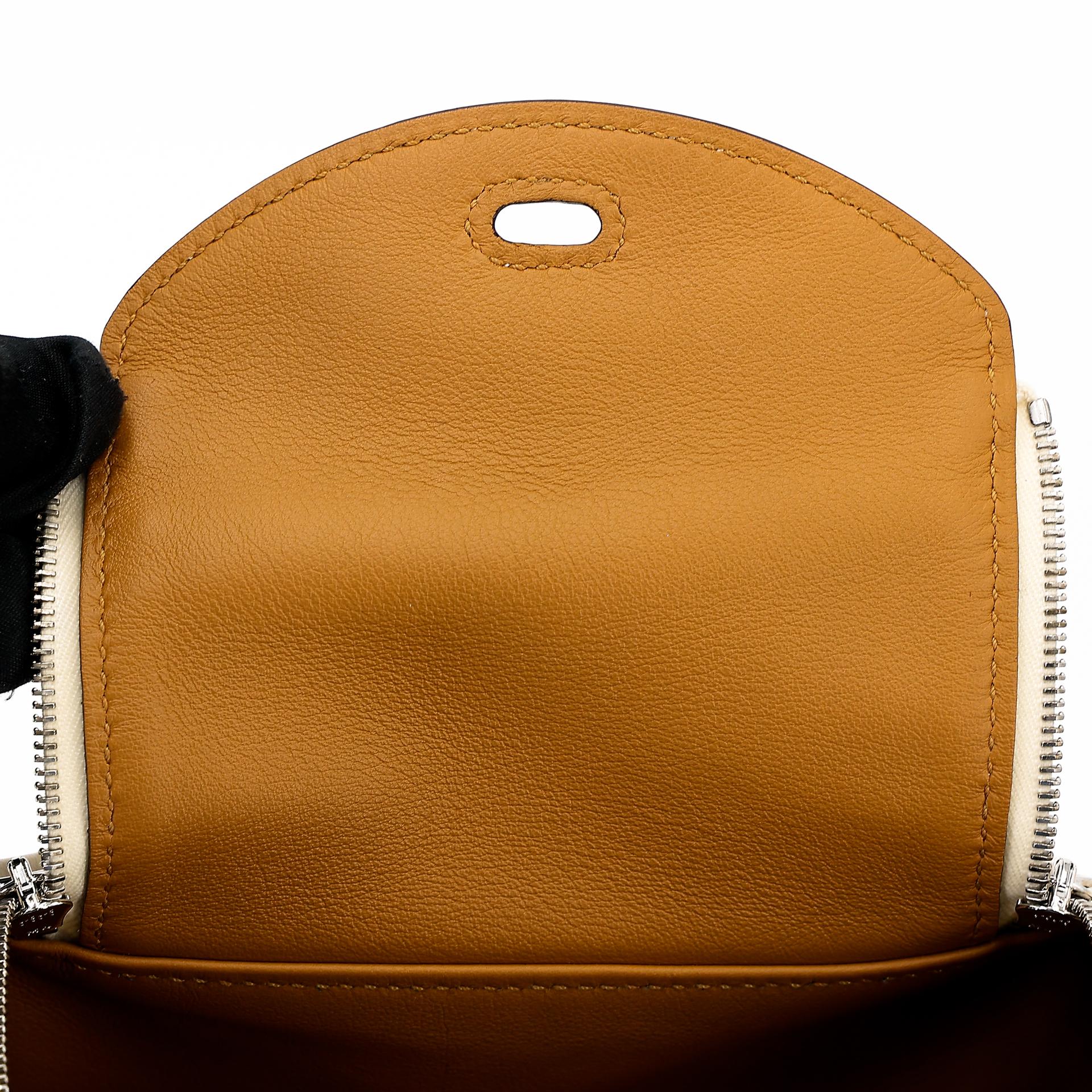 ランク A HERMÈS エルメス ミニリンディ ナタ (I2) セサミ (2S) スイフト シルバー金具 Z刻印 (2021) - 22