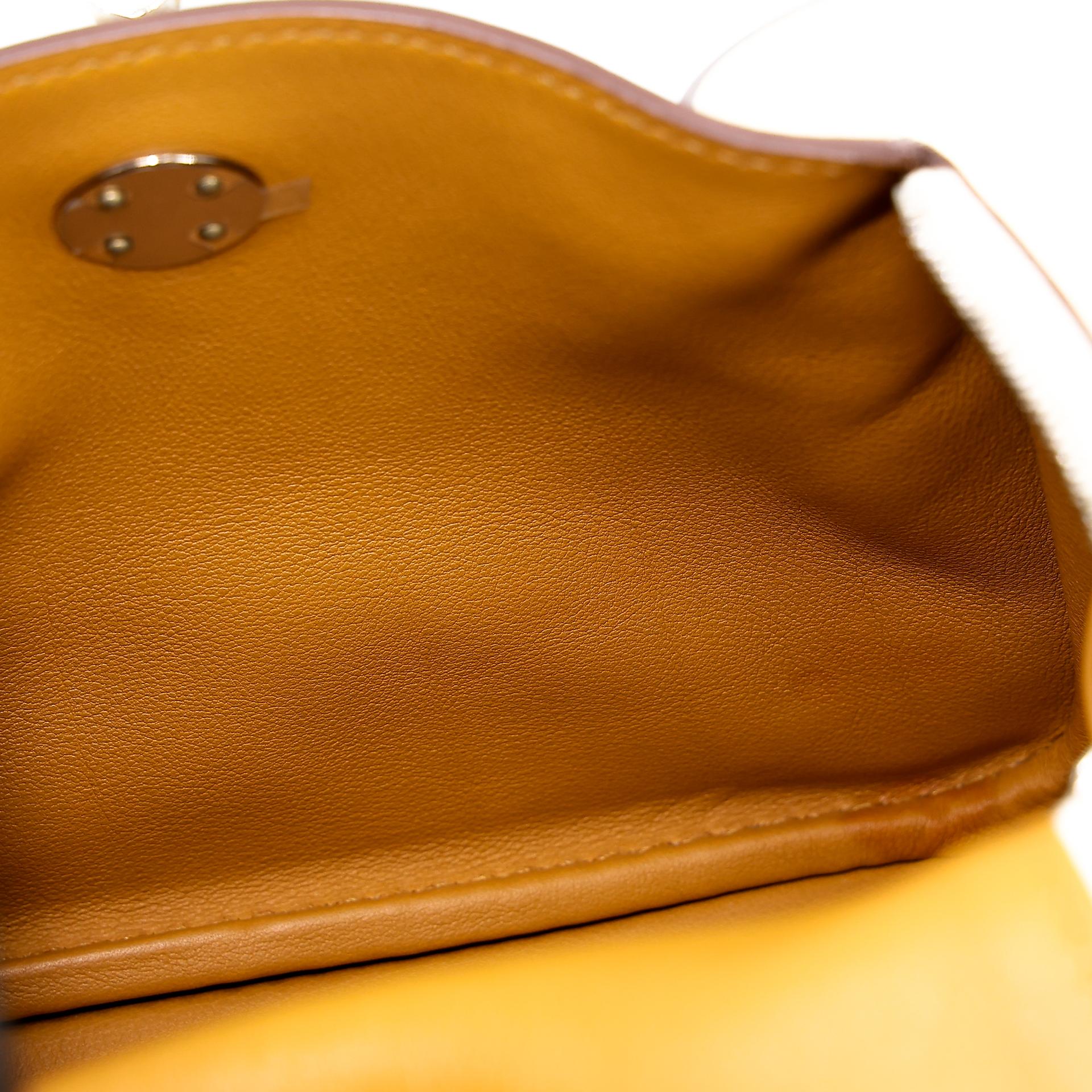 ランク A HERMÈS エルメス ミニリンディ ナタ (I2) セサミ (2S) スイフト シルバー金具 Z刻印 (2021) - 25