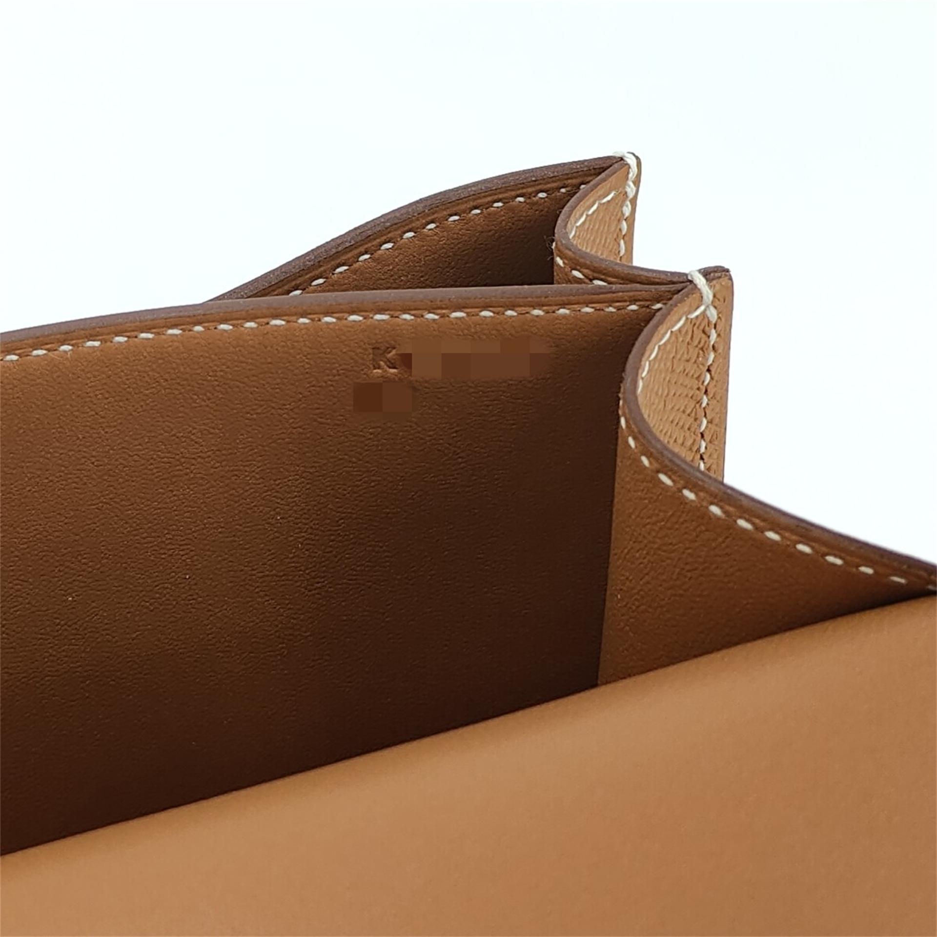 Brand New ( Rank N ) HERMÈS Constance Mini Gold (37) Epsom Gold hardware K (2025) - 17