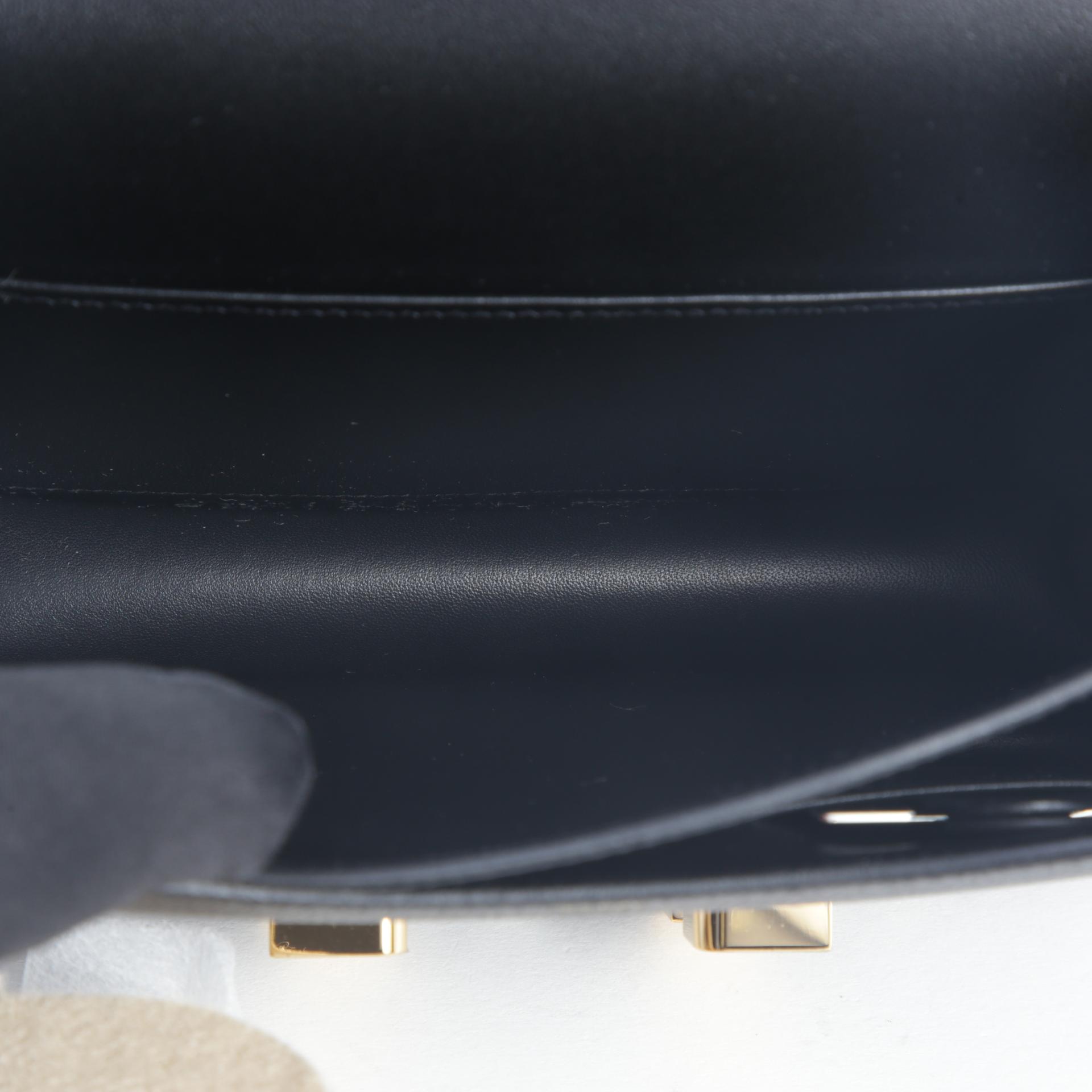 Brand New ( Rank N )  HERMÈS  Constance Mini Black (89) Epsom Gold hardware W (2024) - 10