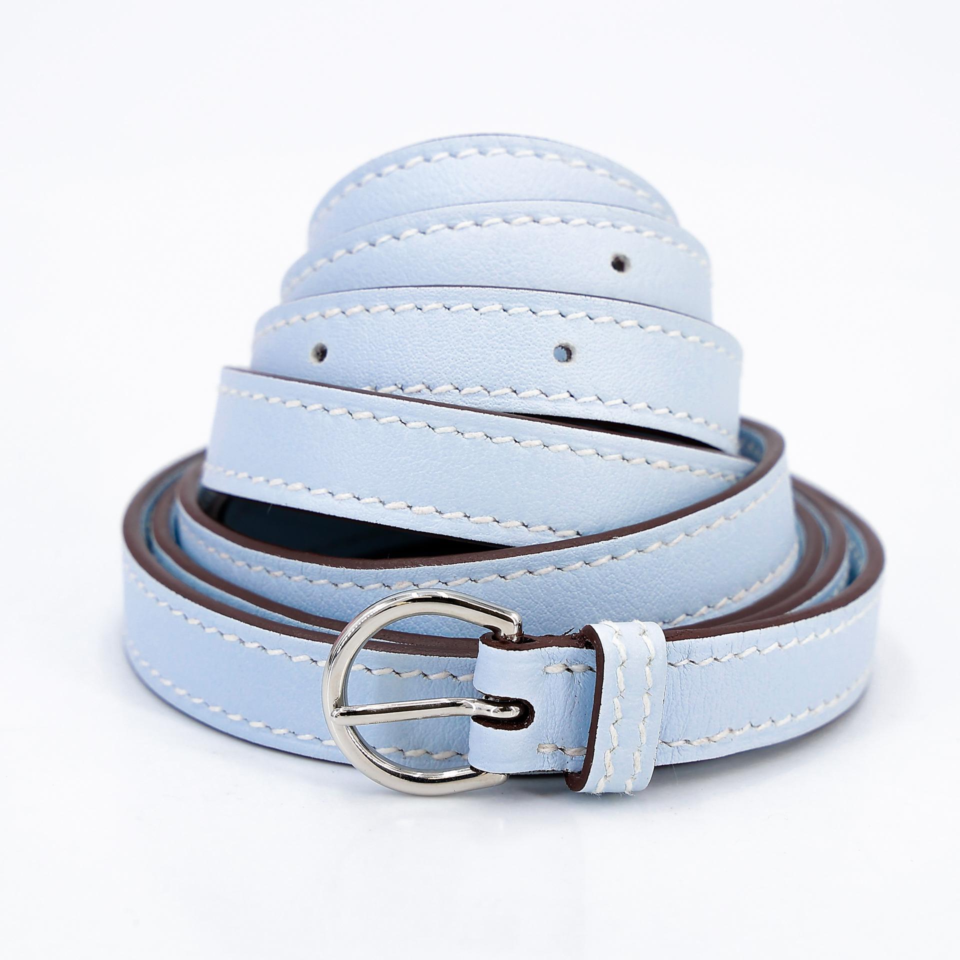 Excellent ( Rank SA ) HERMÈS Special Order Kelly Danse HSS Bleu Brume (T0) Rose Sakura (3Q) Swift Palladium hardware B (2023) - 25