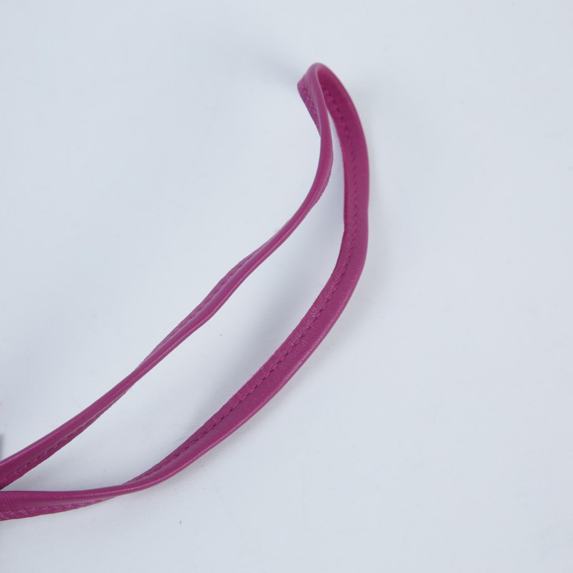 Very Good ( Rank A) HERMÈS Rodeo PM Gold (37) Rubis (B5) Rose Purple (L3) Agneau  Y (2020) - 4