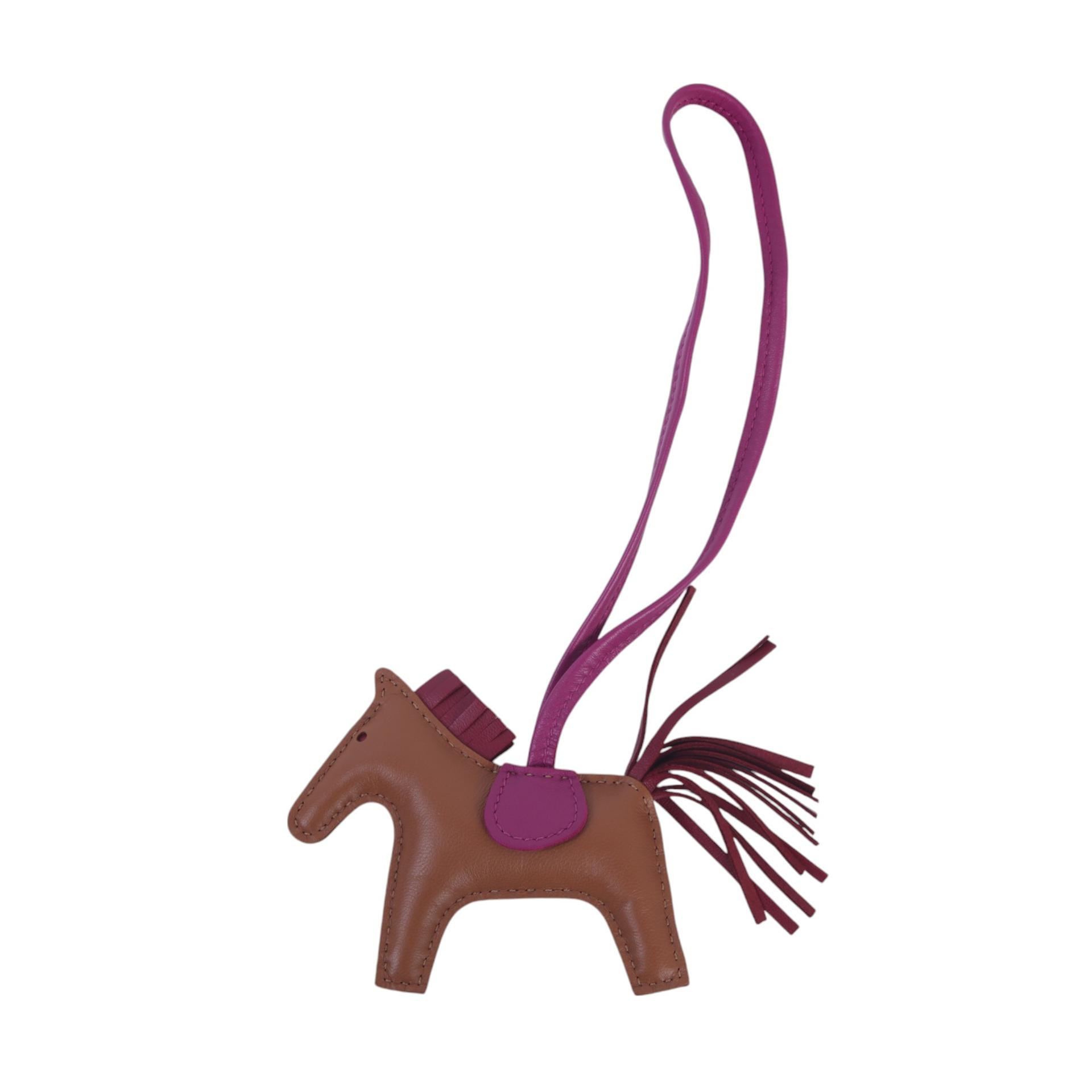Very Good ( Rank A) HERMÈS Rodeo PM Gold (37) Rubis (B5) Rose Purple (L3) Agneau  Y (2020) - 1