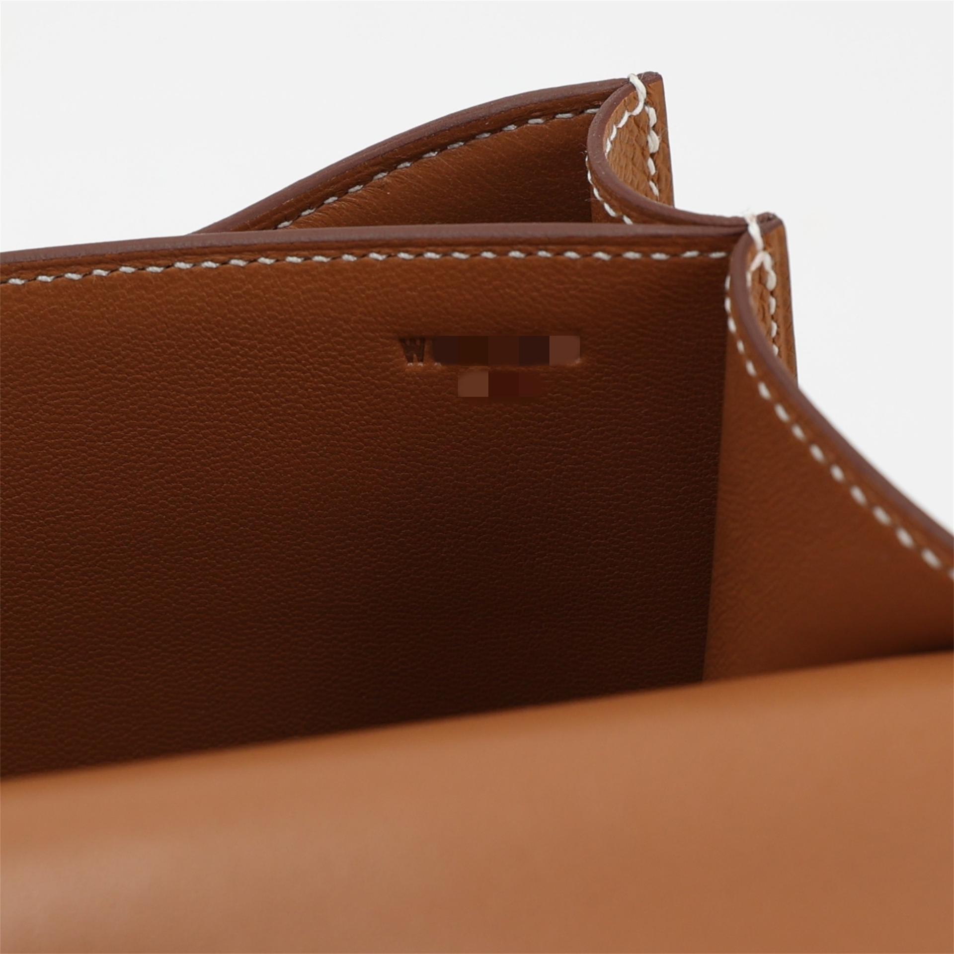 Brand New ( Rank N ) HERMÈS Constance Mini Gold (37) Epsom Rose Gold hardware W (2024) - 17