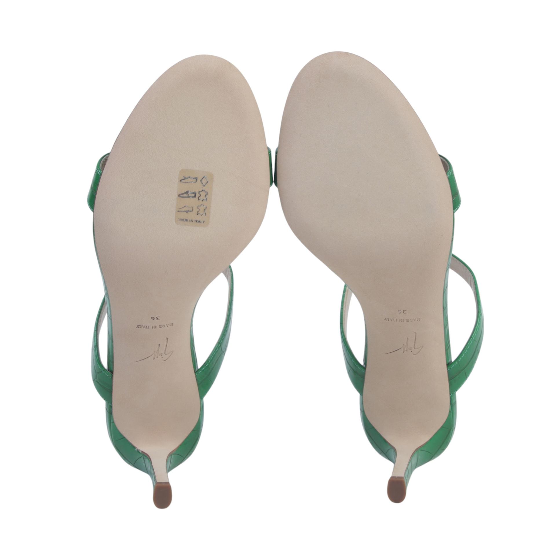 GIUSEPPE ZANOTTI Claista stiletto Green