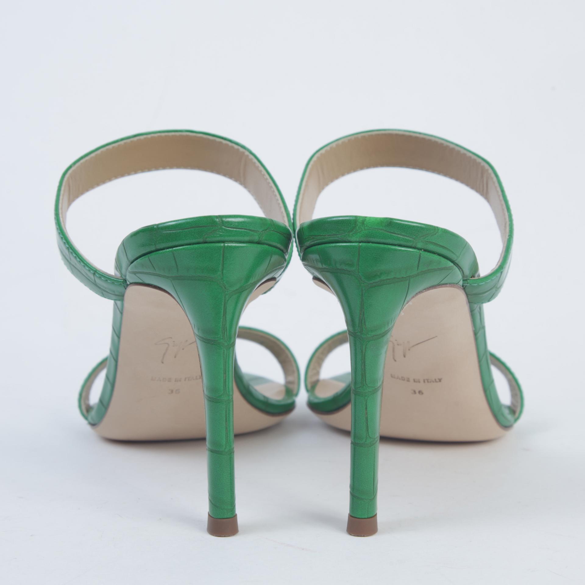 Unused ( Rank NS )GIUSEPPE ZANOTTI Claista stiletto Green - 6