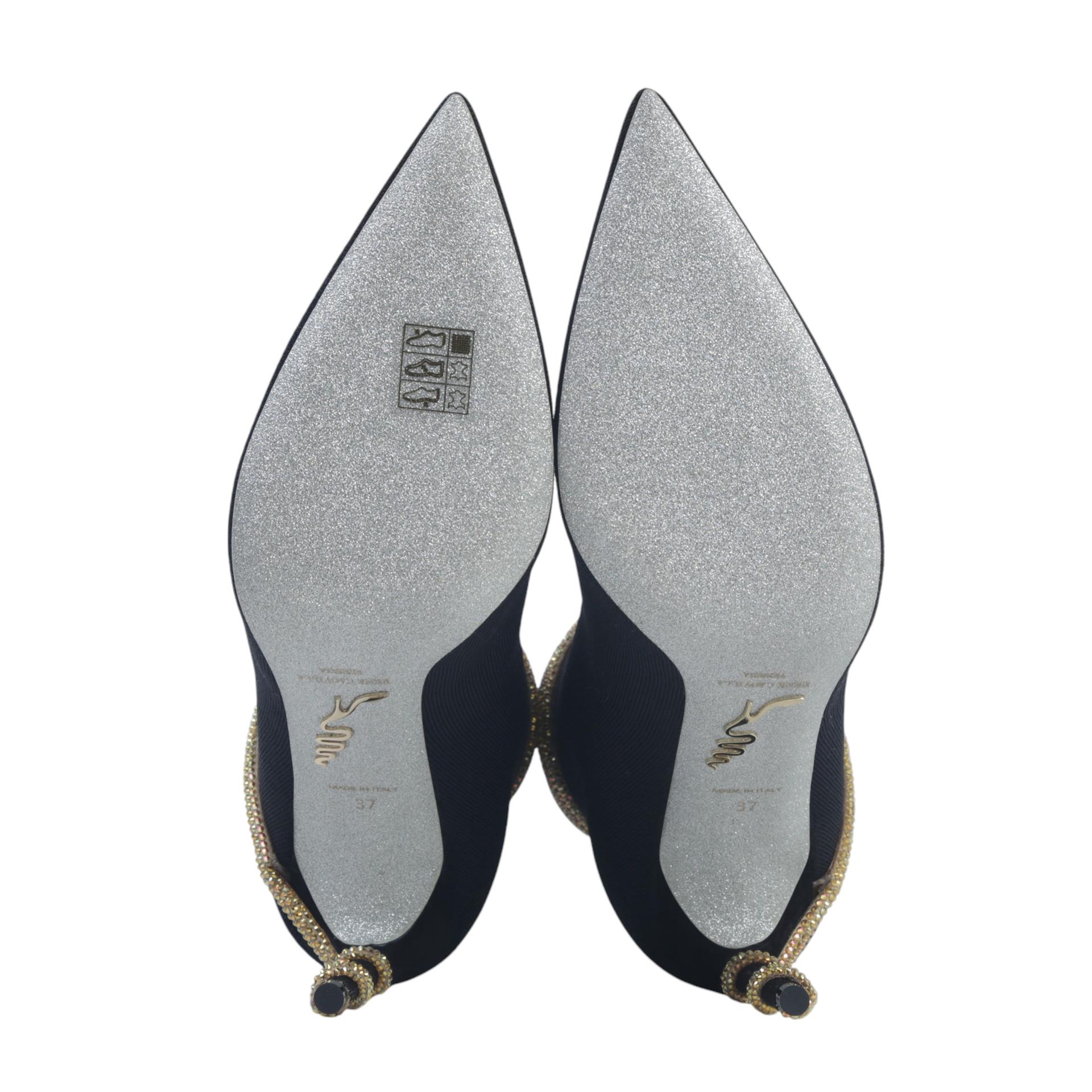 RENE CAOVILLA Jeweled Margot Black
