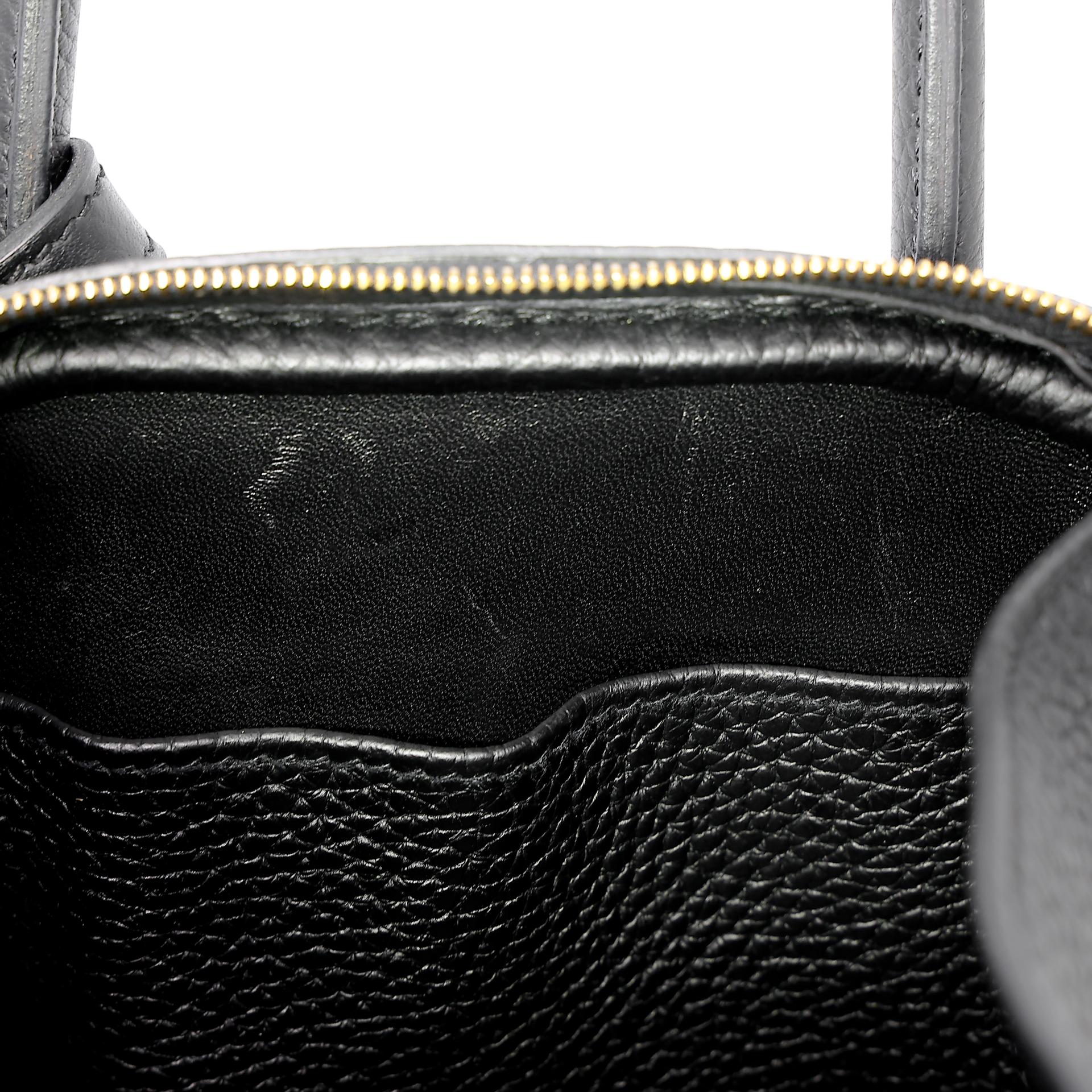 A美品 HERMÈS 愛馬仕 Lindy 26 89 黑色 Noir Clemence小牛皮 金扣 X刻 2016年 - 16