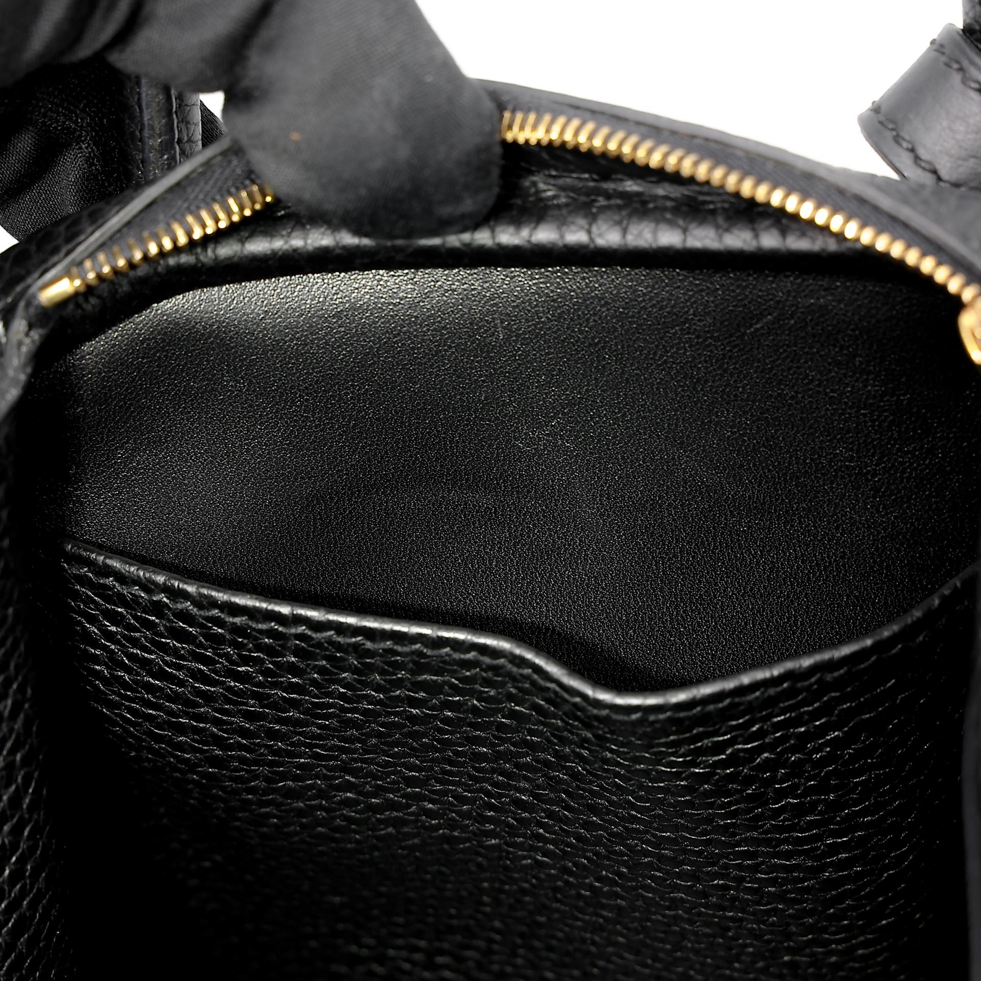 A美品 HERMÈS 愛馬仕 Lindy 26 89 黑色 Noir Clemence小牛皮 金扣 X刻 2016年 - 17