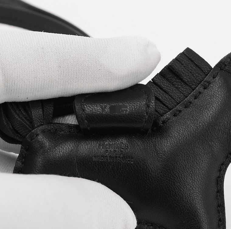 Unused ( Rank NS ) HERMÈS Rodeo PM Black (89) Agneau Y (2020) - 5