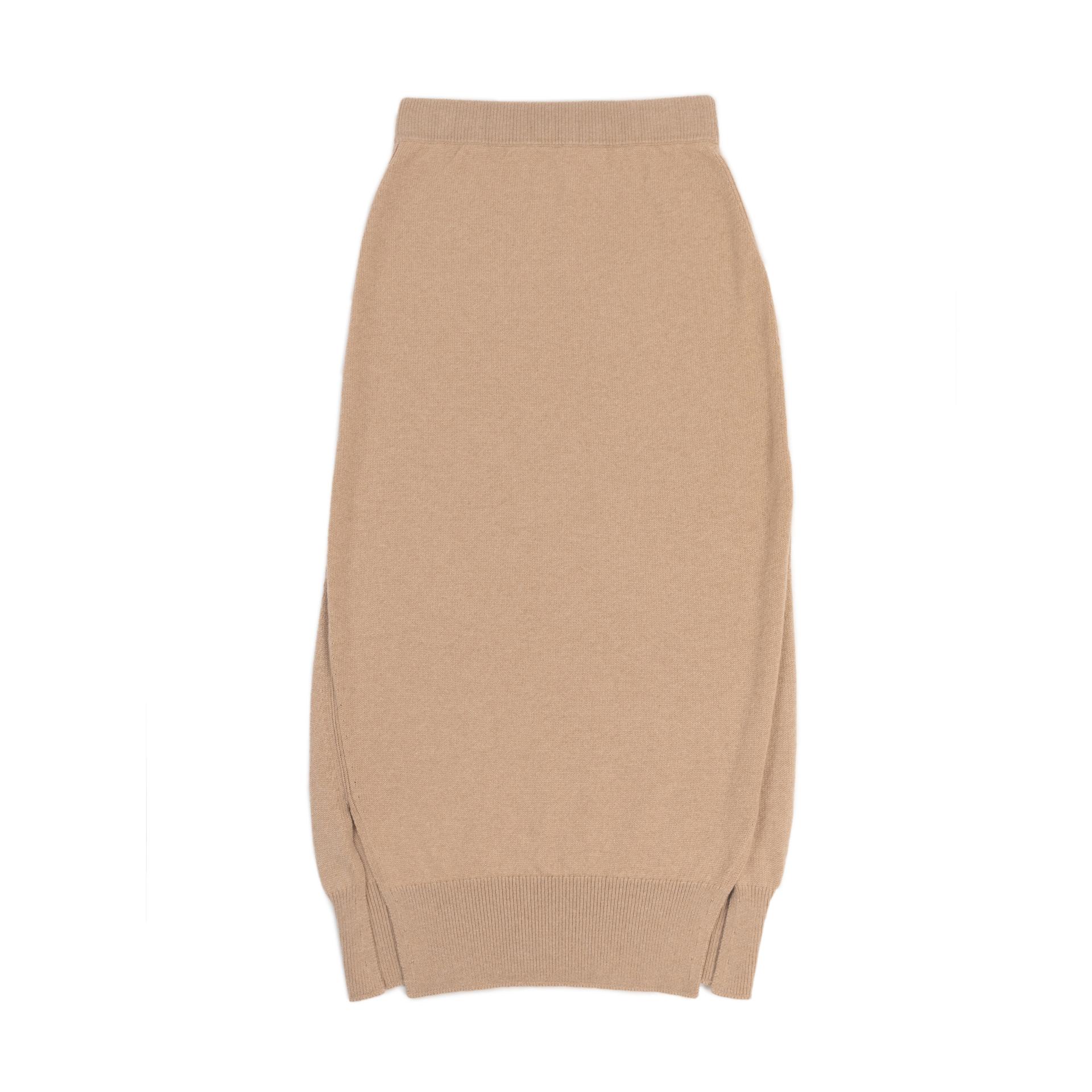 BARRIE Iconic cashmere skirt Beige