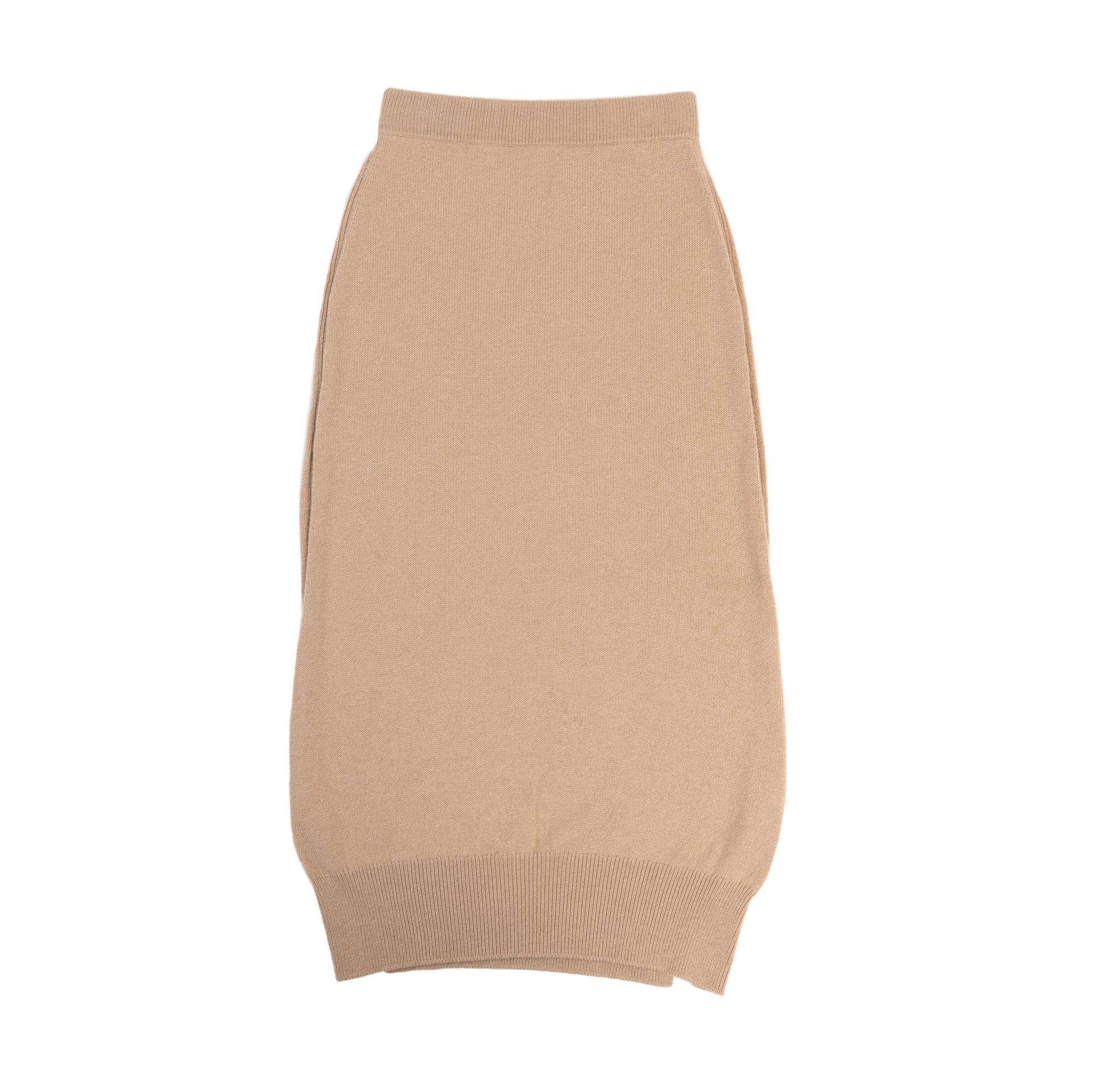 BARRIE Iconic cashmere skirt Beige
