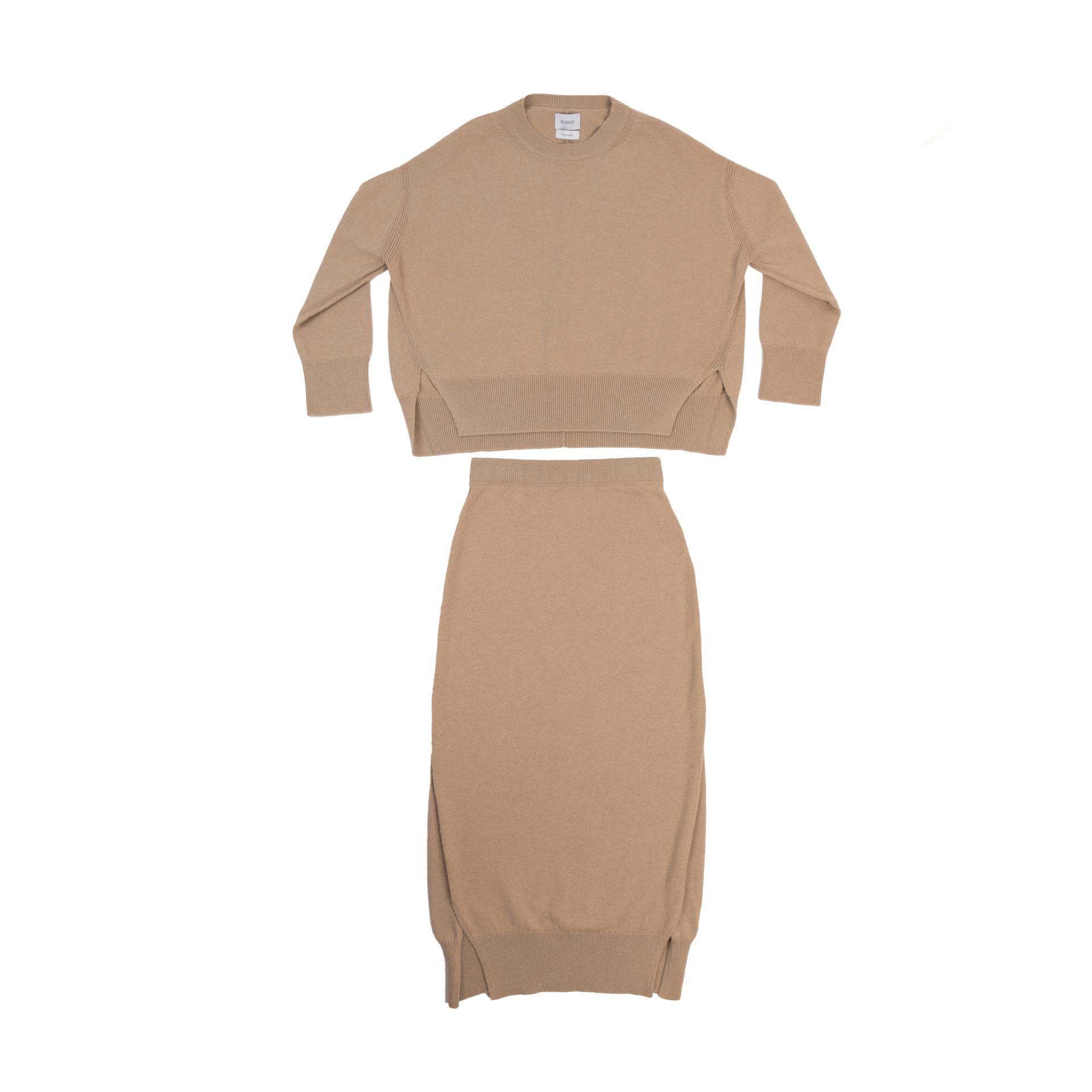 Unused ( Rank NS )BARRIE Iconic cashmere skirt Beige Cashmere - 5