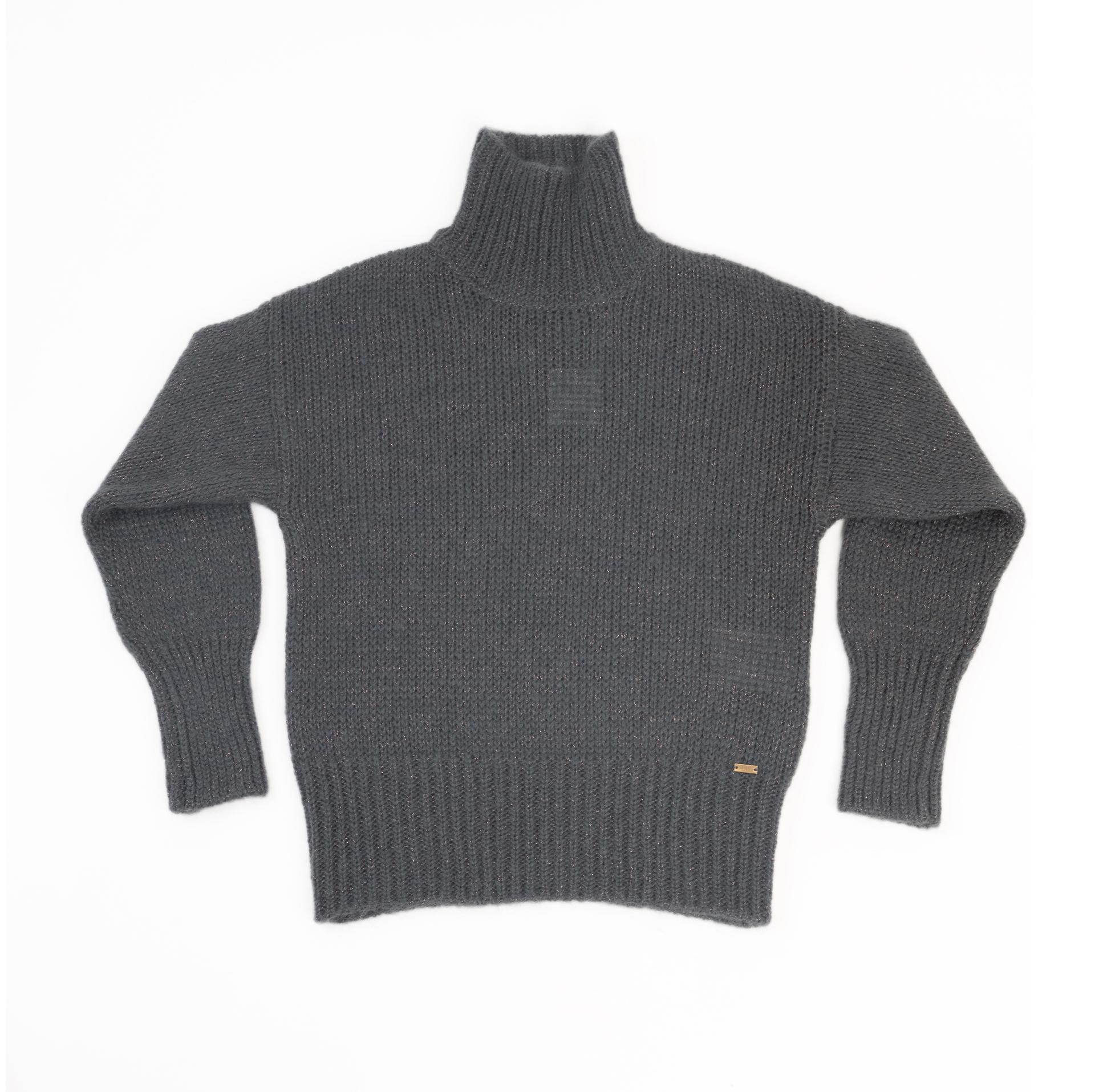 FAY turtleneck sweater Gray