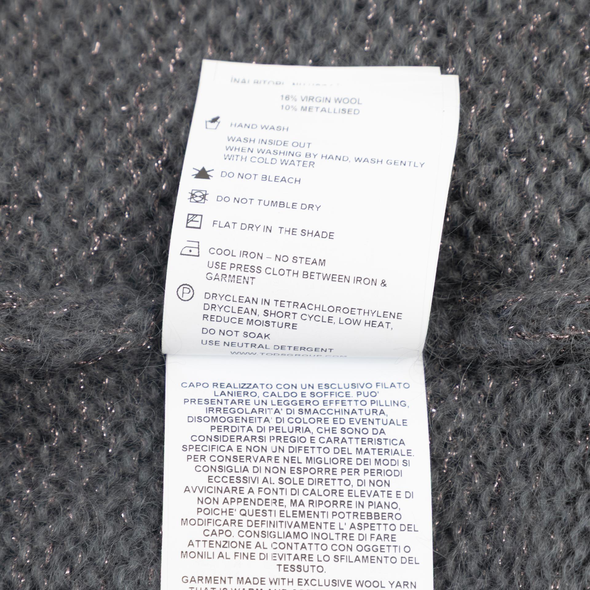 Unused ( Rank NS )FAY turtleneck sweater Gray - 4